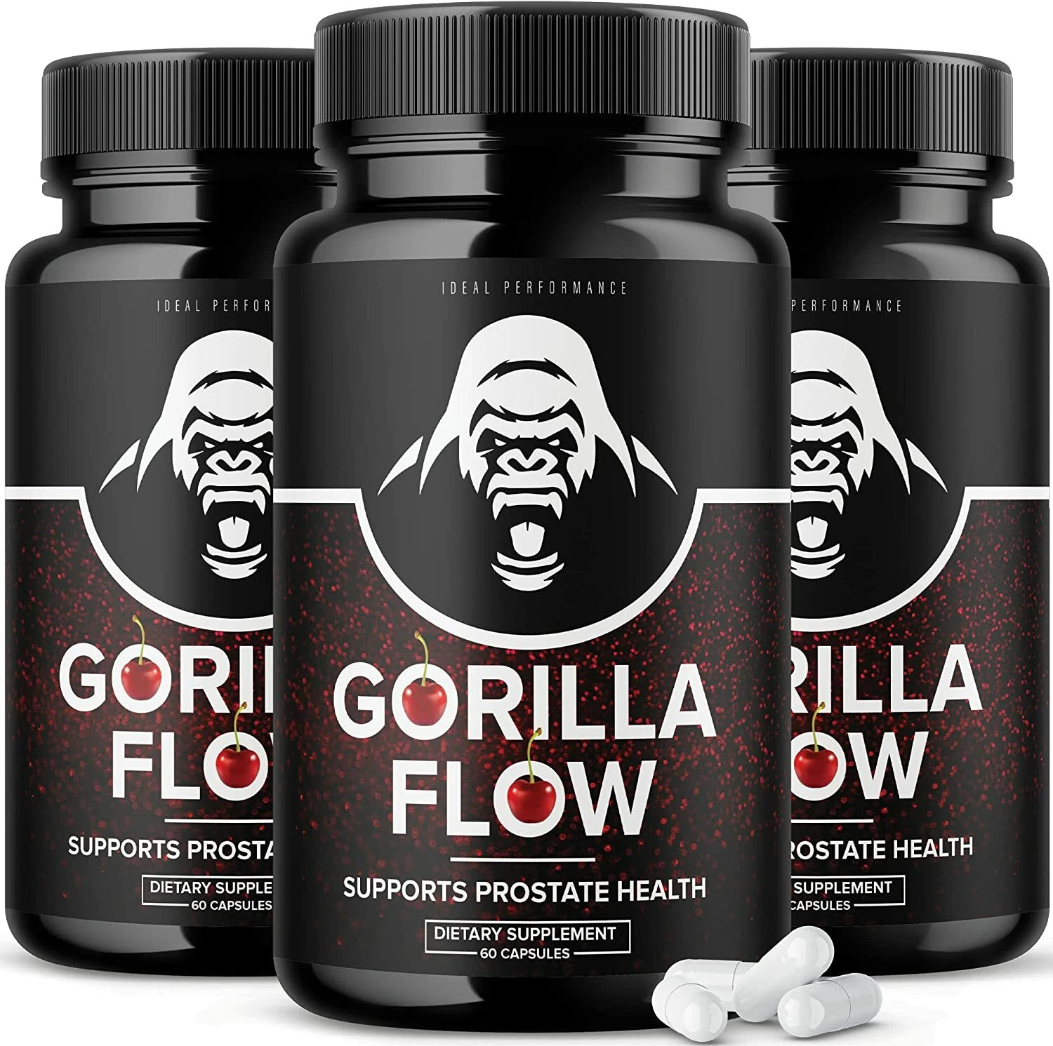 Gorilla Flow Prostate Supplement 180 Capsules (3 Pack)
