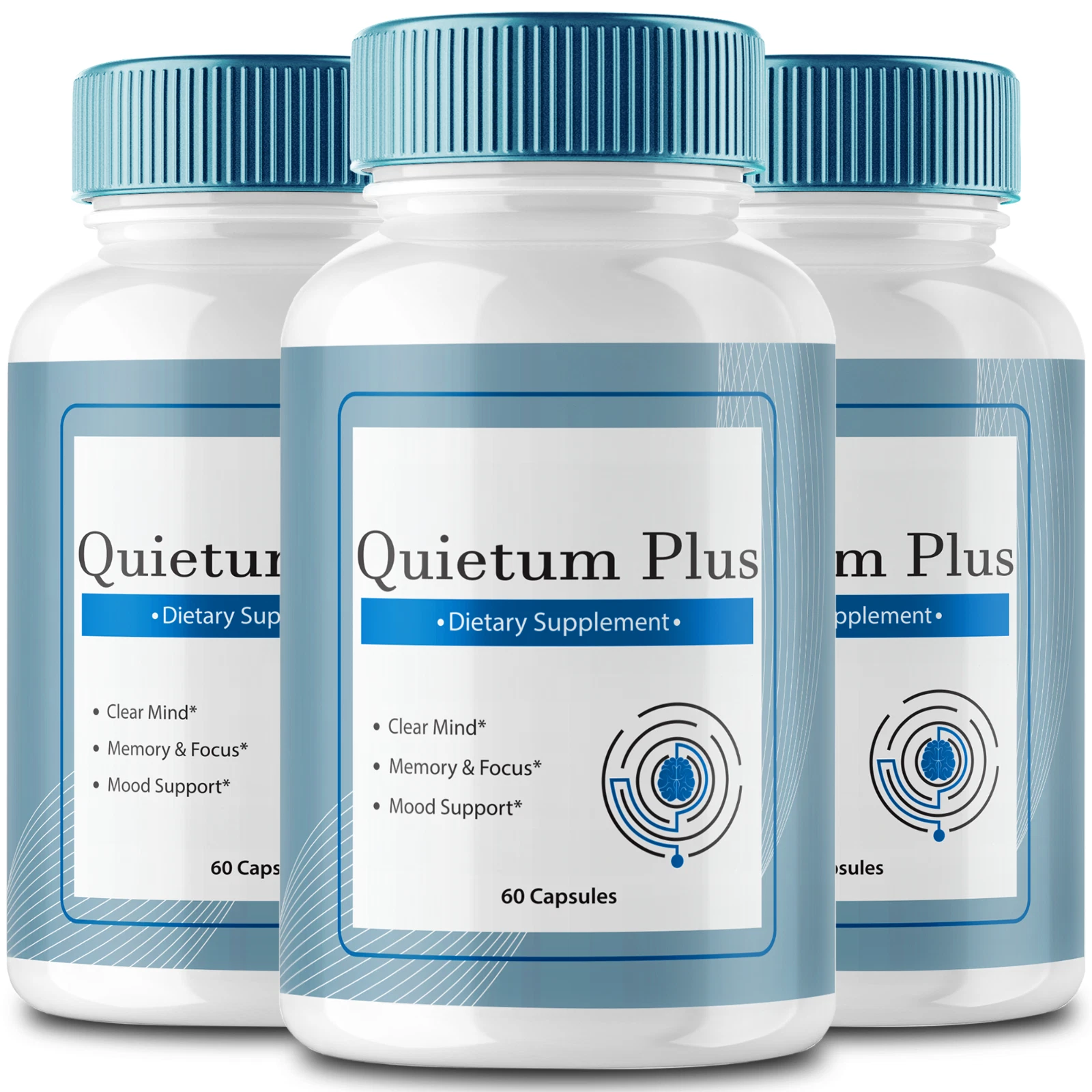 (3 Pack) Quietum Plus, Quietum Tinnitus & Ear Ringing Relief (180 Capsules)