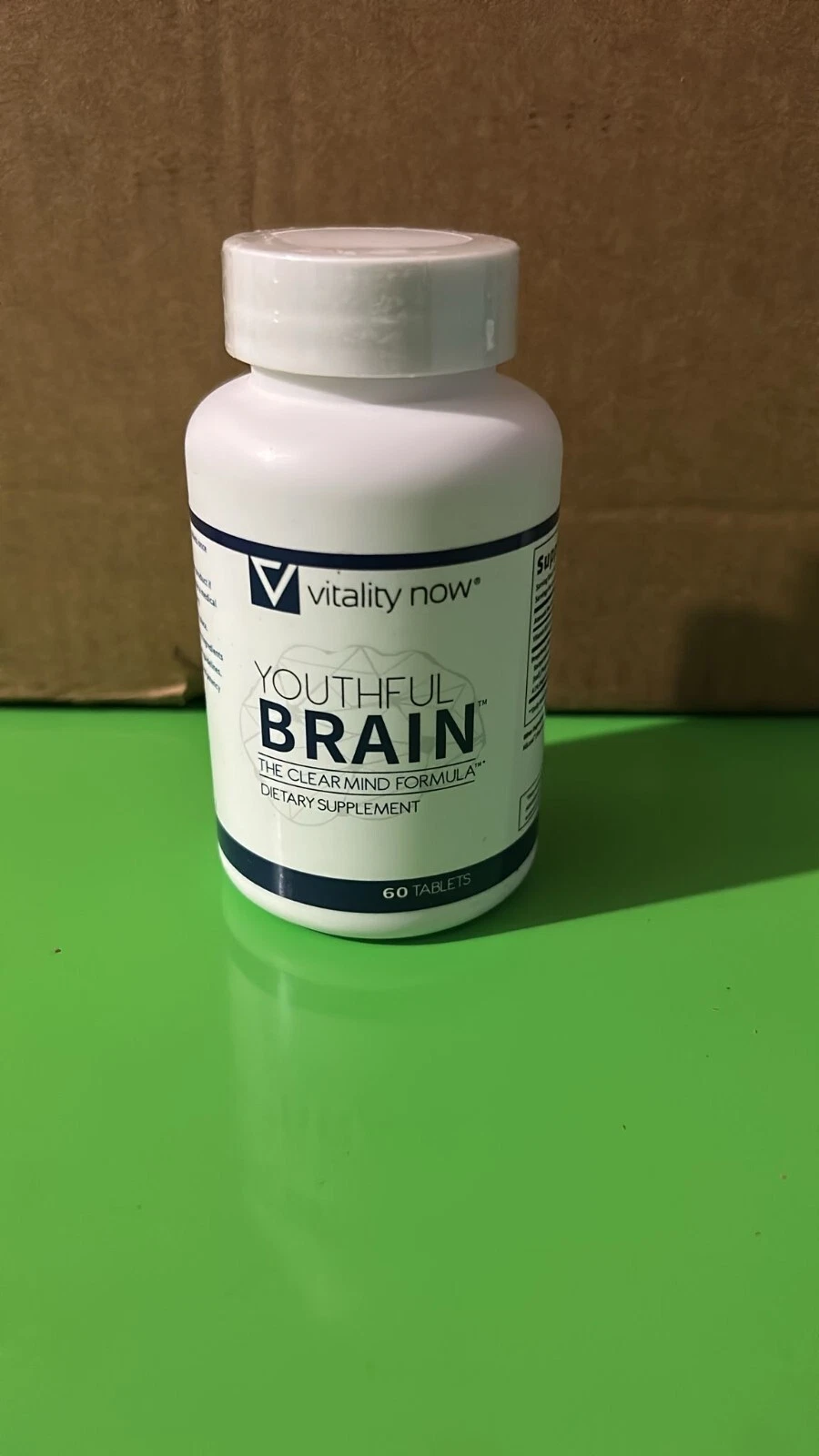 Vitality Now Youthful Brain The Clear Mind Formula 60 Tablets - New! Exp 08/27