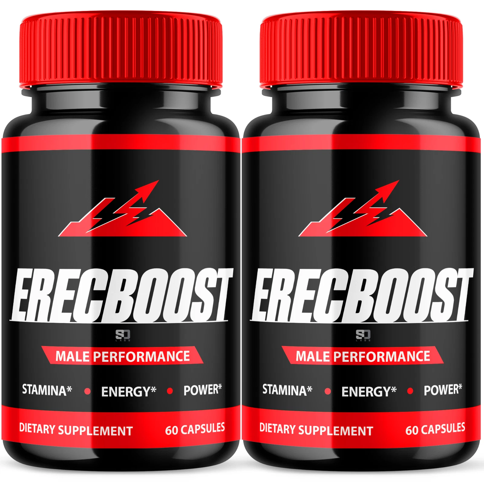 (2 Pack) Erecboost Pills - Enhances Energy, Vitality & Stamina - 120 Capsules