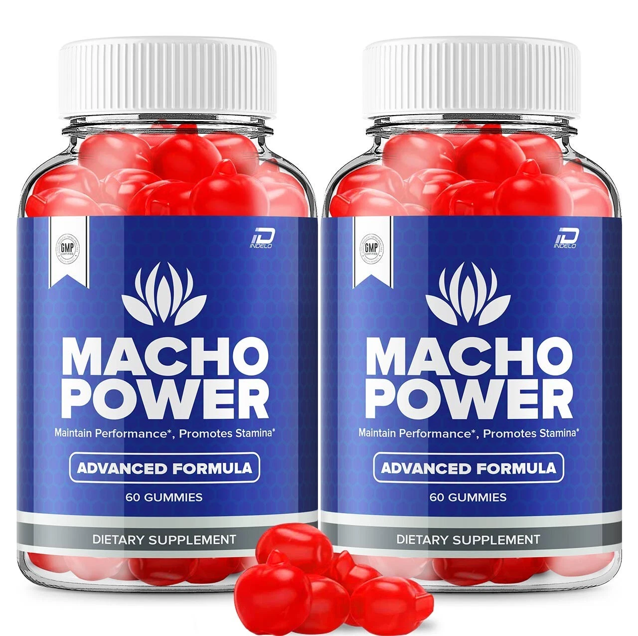(2 Pack) Macho Power Gummies for Men - MachoPower Male Performance Gummies