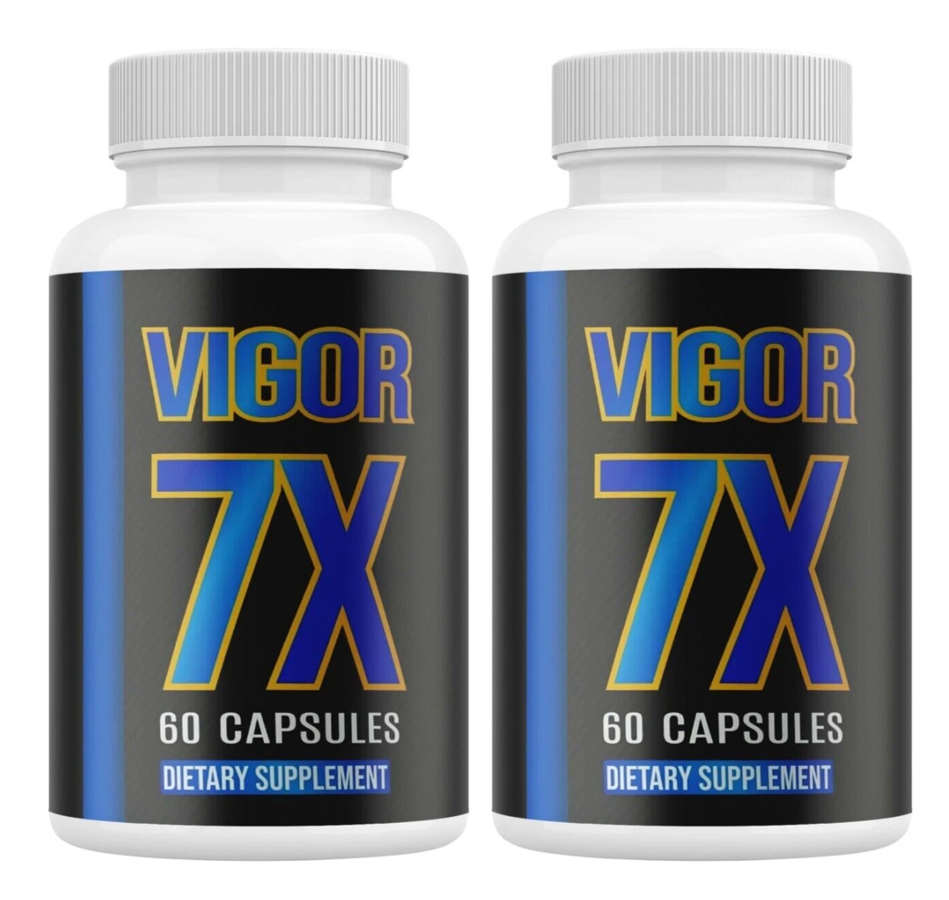 Vigor 7X Enhancement Pills, Vigor7X for Men, Male Health Support (2 Pack)