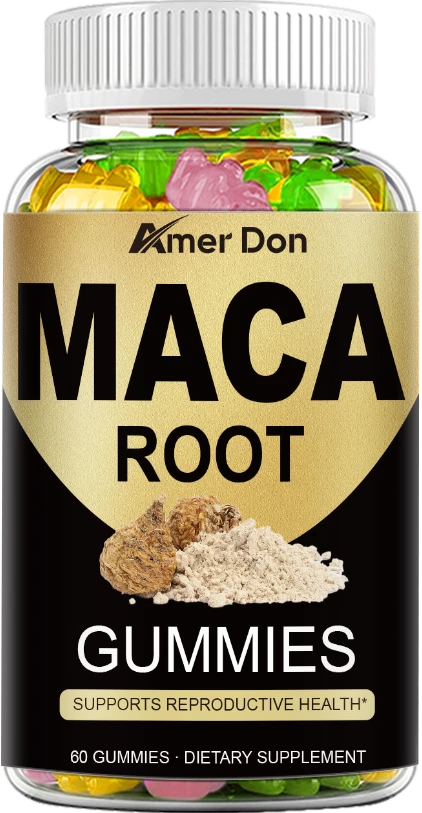 Maca Root 4:1 Extract Gummies - Male Enhancement, Energy & Performance 60ct