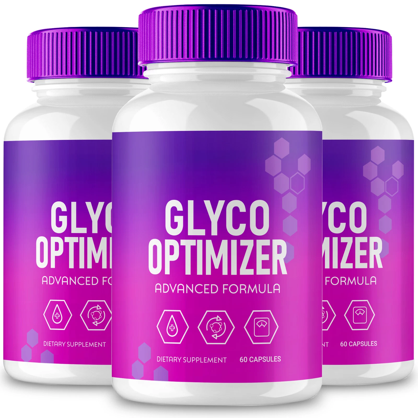 (3 Pack) Glyco Optimizer Healthy Blood Formula Support Capsules (180 Capsules)