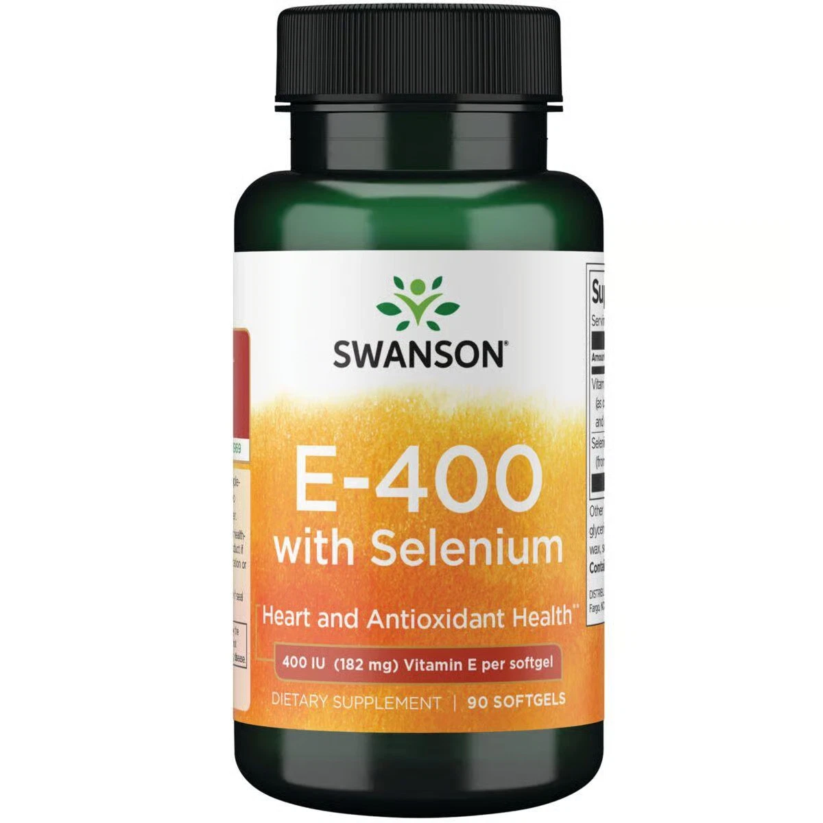 Swanson Vitamin E with Selenium 90 Softgels