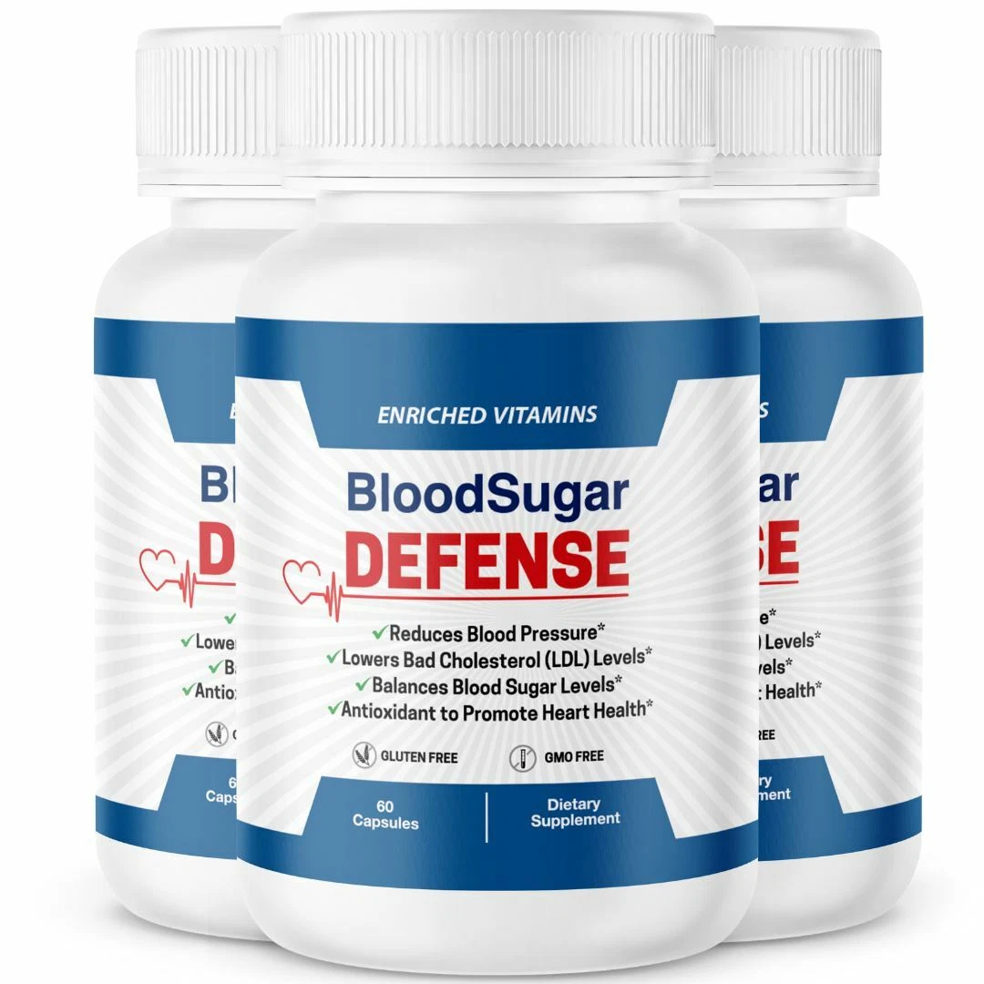 Official Blood Sugar Defense Advanced Blood Sugar Formula 3 Bottle,180 Capsules