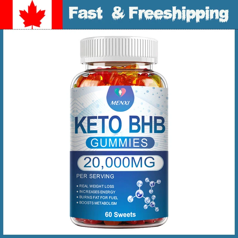 20,000mg Keto BHB Slimming Gummies Apple Cider Vinegar ACV Weight Loss Fat Burn