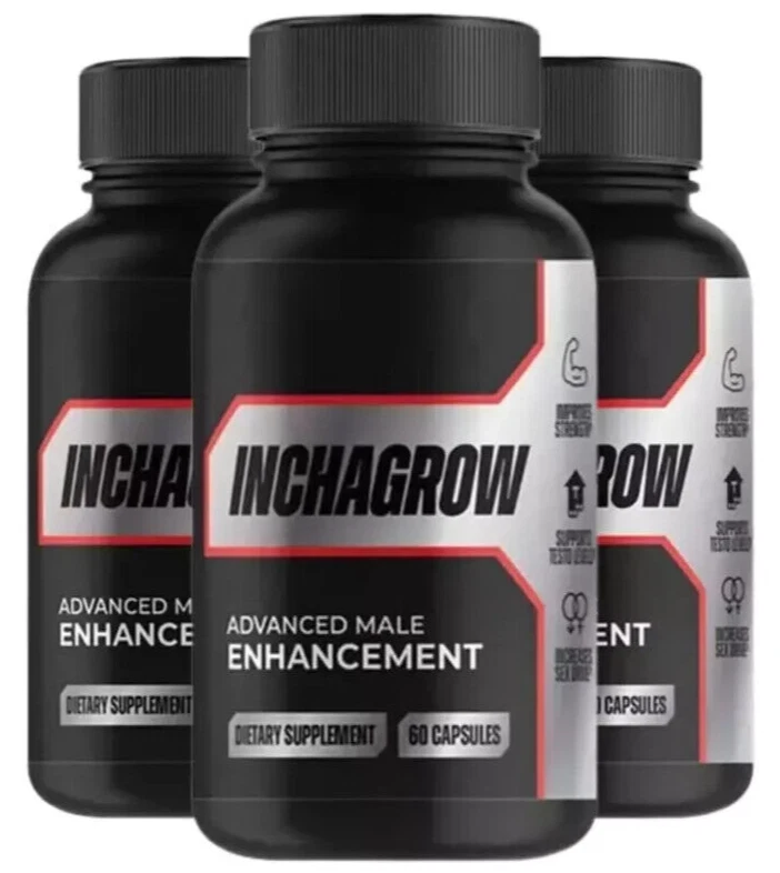 (3 PACK) Inchagrow Advance Male Enhancement Dietary Supplement Pills
