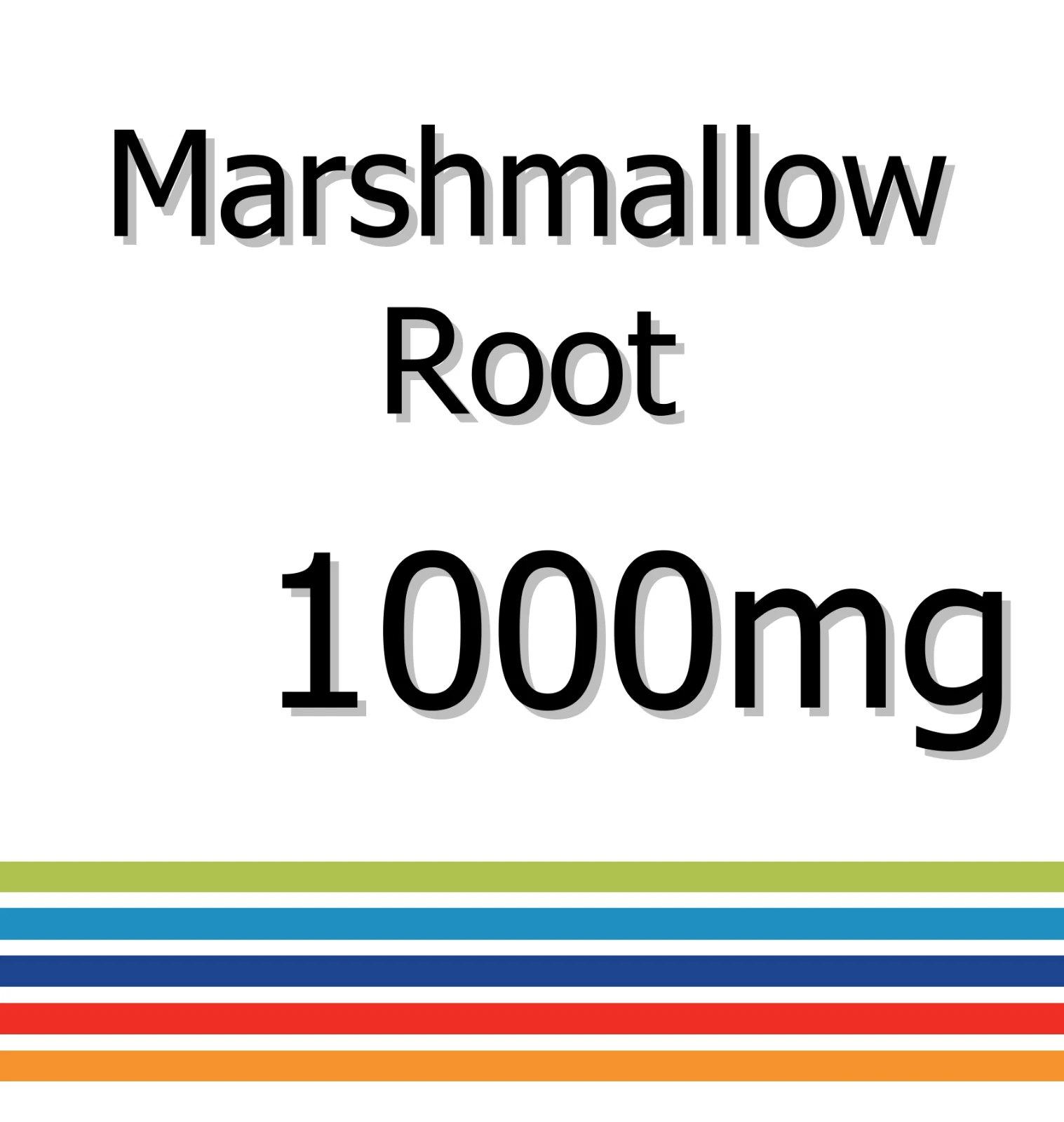 Marshmallow Root 1000mg x 90 Tablets - Digestion Aid