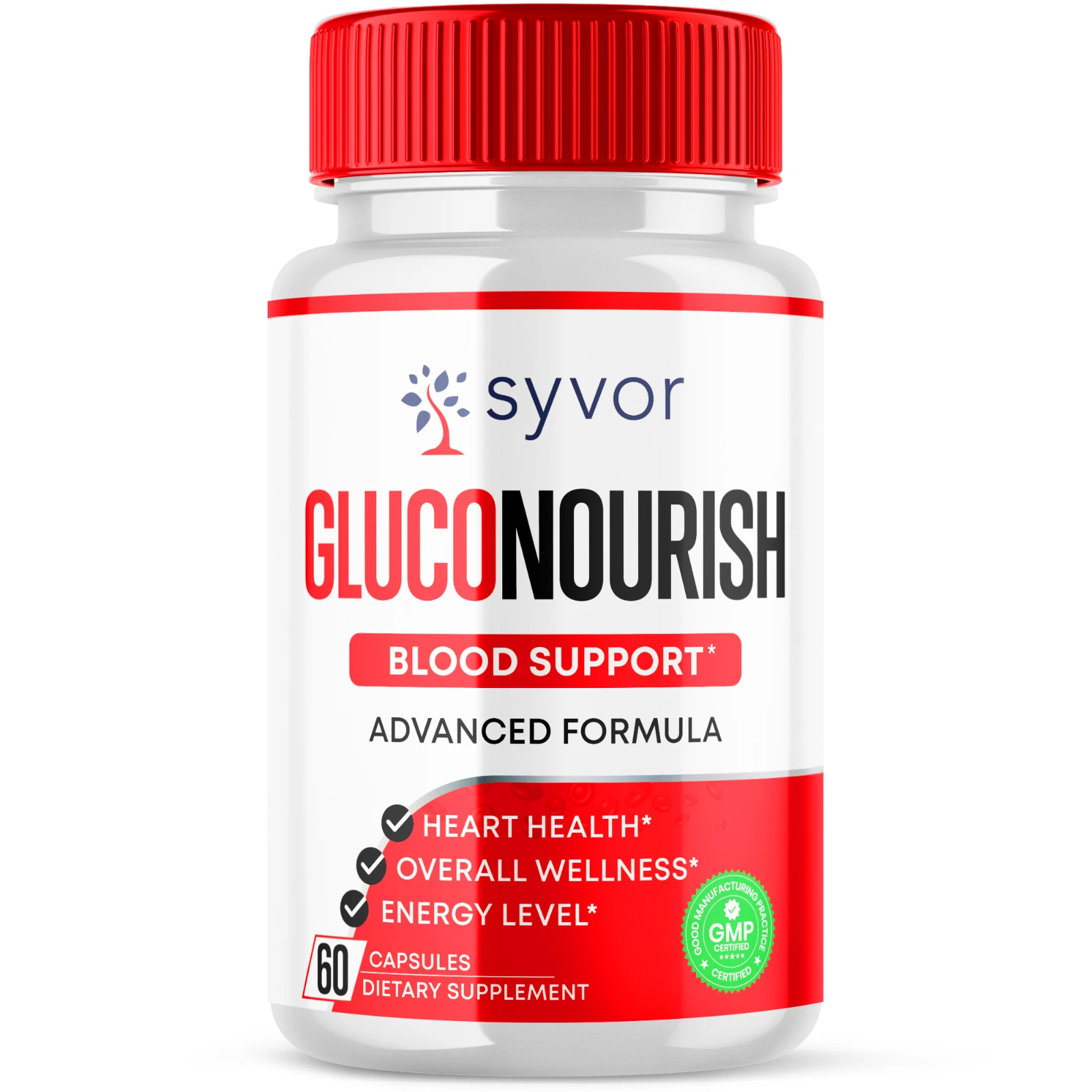 Gluconourish Glyco Optimizer Advanced Glycogen Support Supplement 60 Capsules