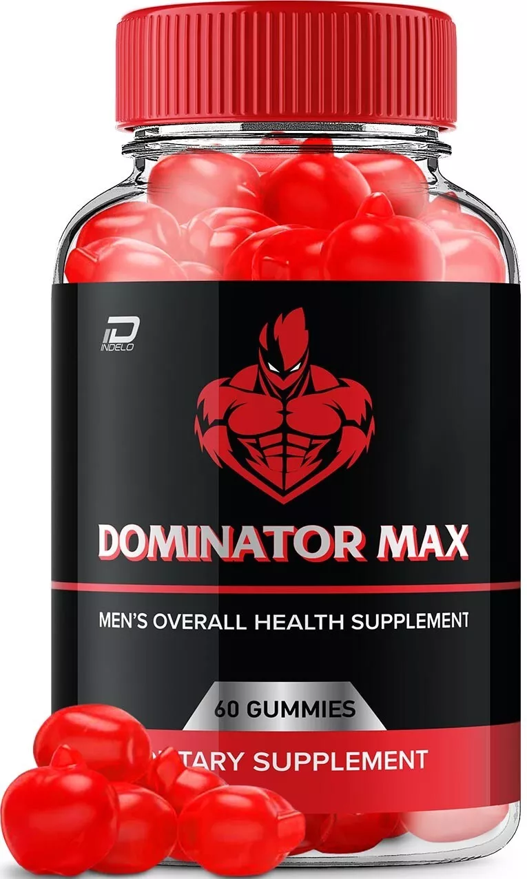 (1 Pack) Dominator Max Gummies for Men - Men Overall Hea Optimal Balance