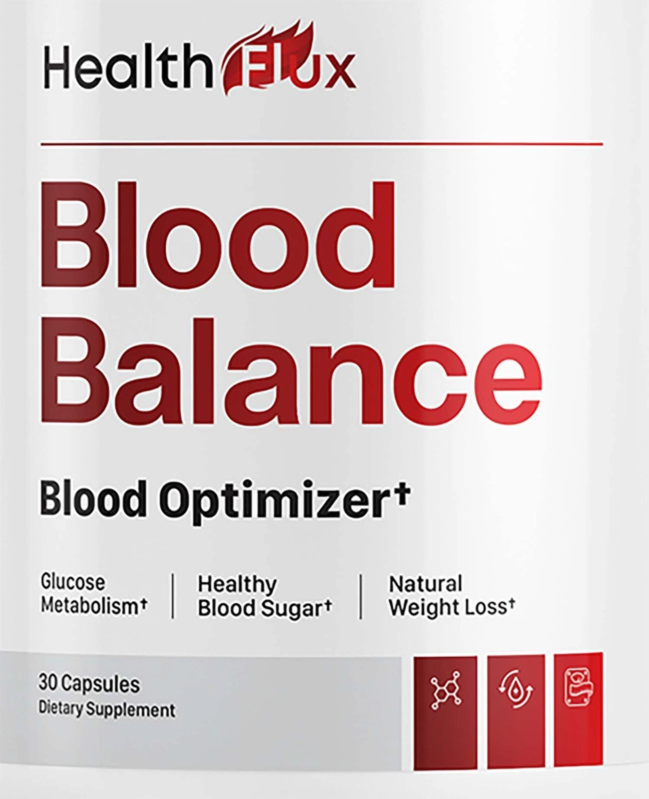 Health Flux Blood Balance Blood Health Support Optimizer 30 Capsules HealthFlux