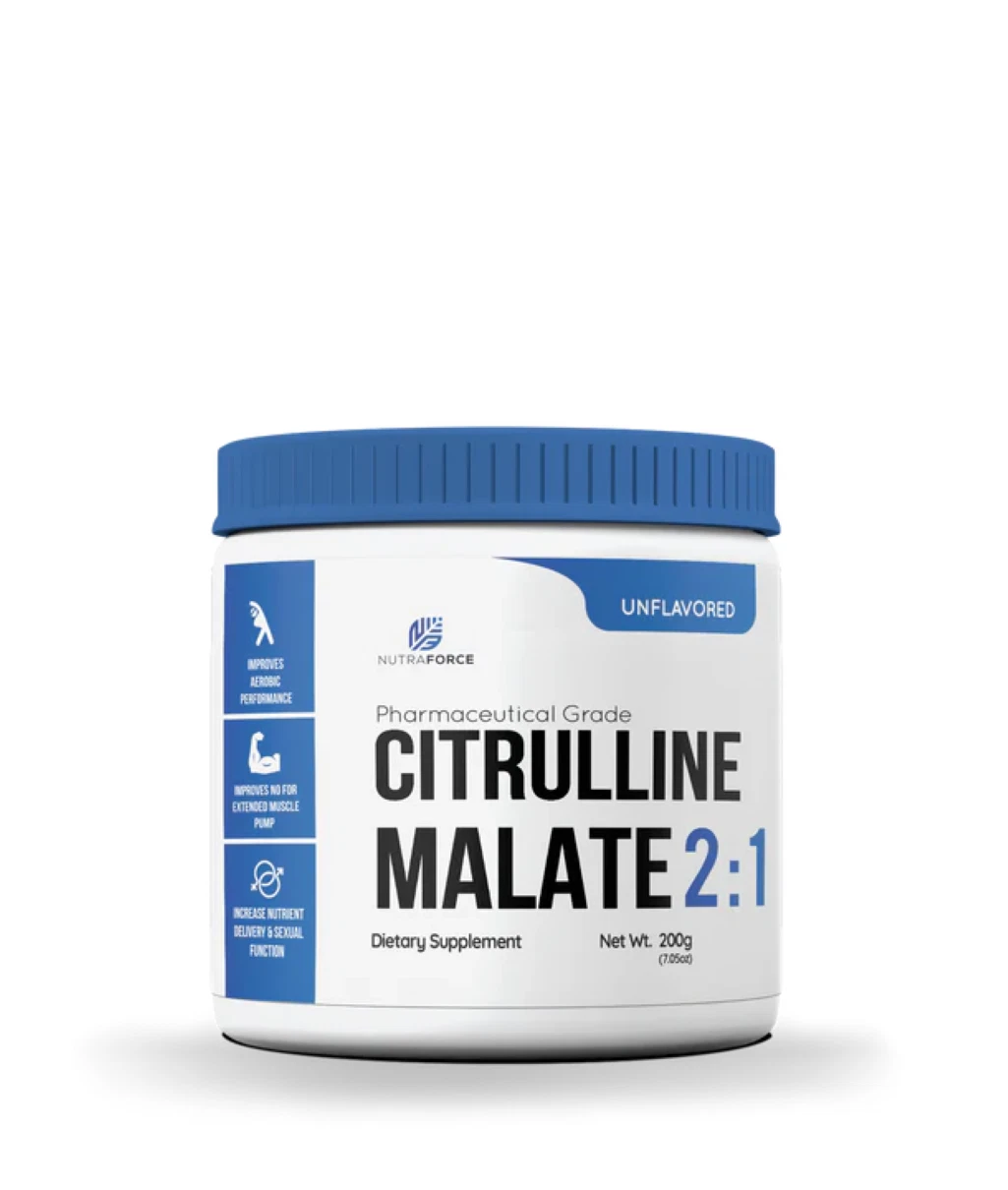 NutraForce Pharmaceutical Grade Citrulline Malate 2:1 Powder-Pre-Workout Dietary