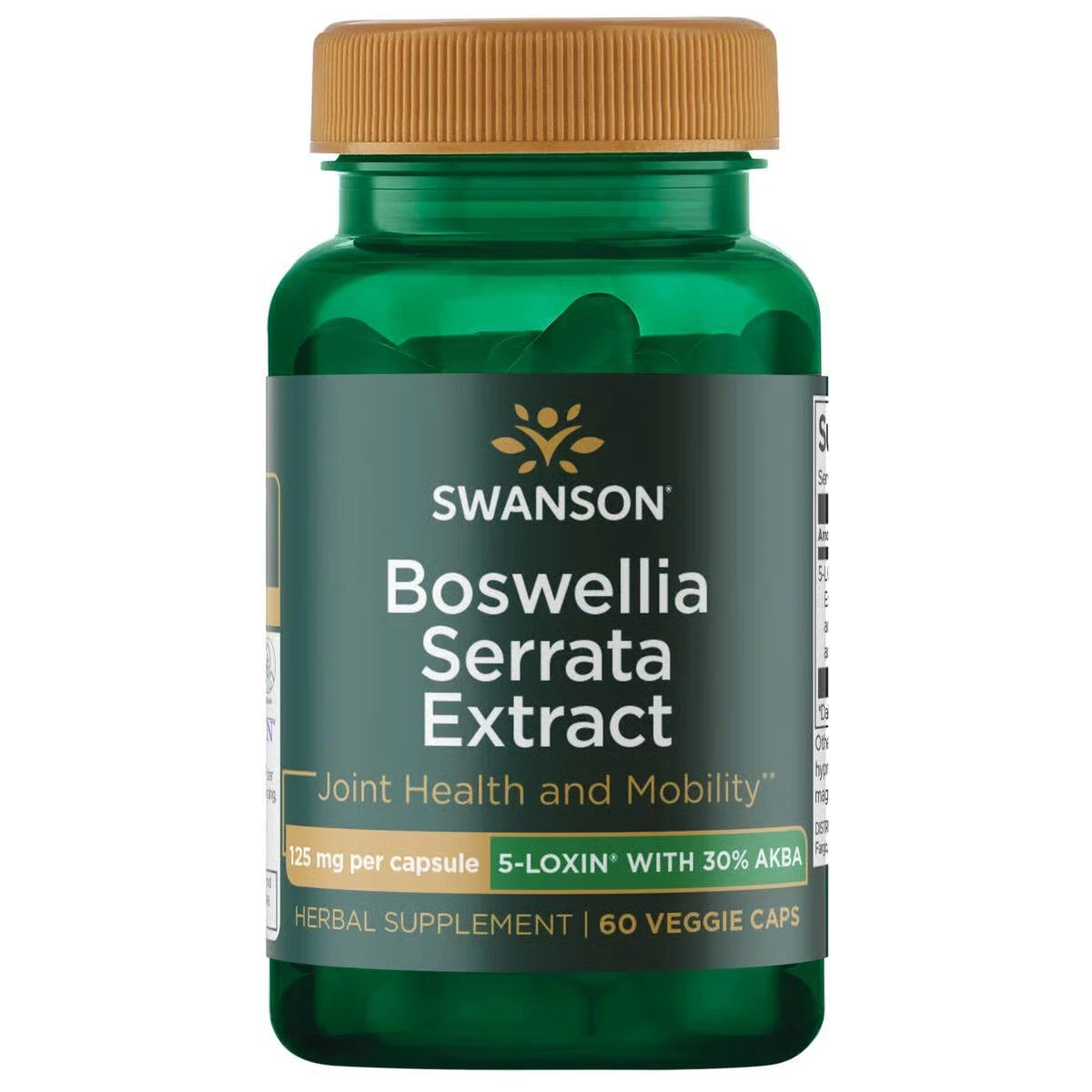 Swanson Boswellia Serrata Extract 125 mg 60 Veggie Capsules