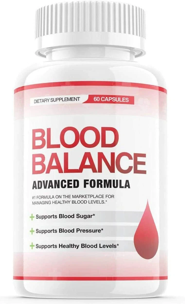 Blood Balance Supplement Pills - Blood Sugar Support (60 Capsules)