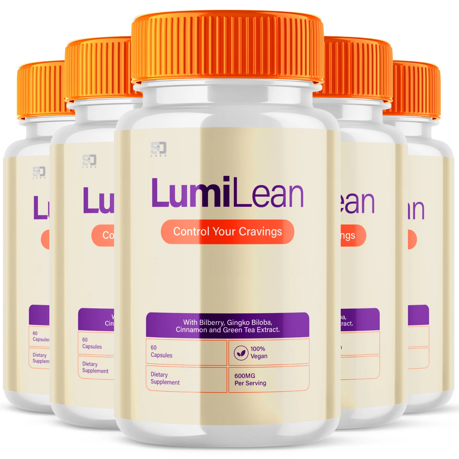 (5 Pack) LumiLean Advanced Weight Loss Support LumiLean Maximum Strength 300ct