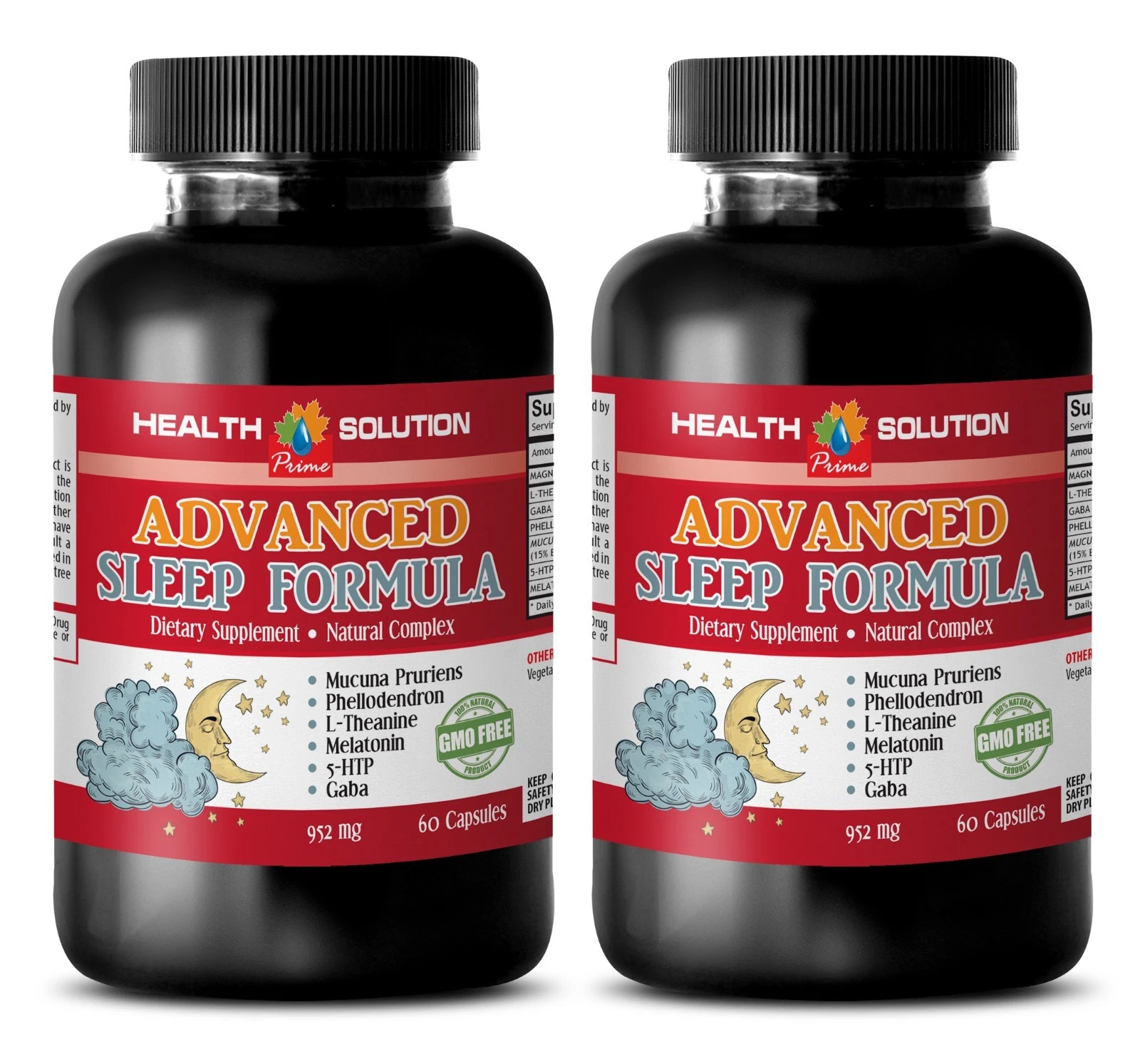 ADVANCED SLEEP FORMULA 952MG - Testosteron pills - Anti aging - 2 Bottles