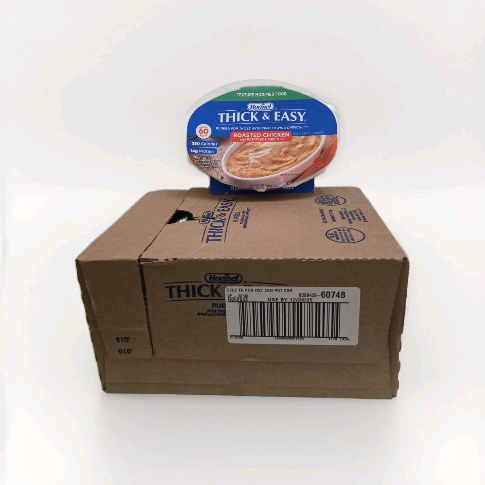 Thick & Easy 60748 Purees Microwave Meal Roasted Chicken Dinner 7.oz (7 Count)