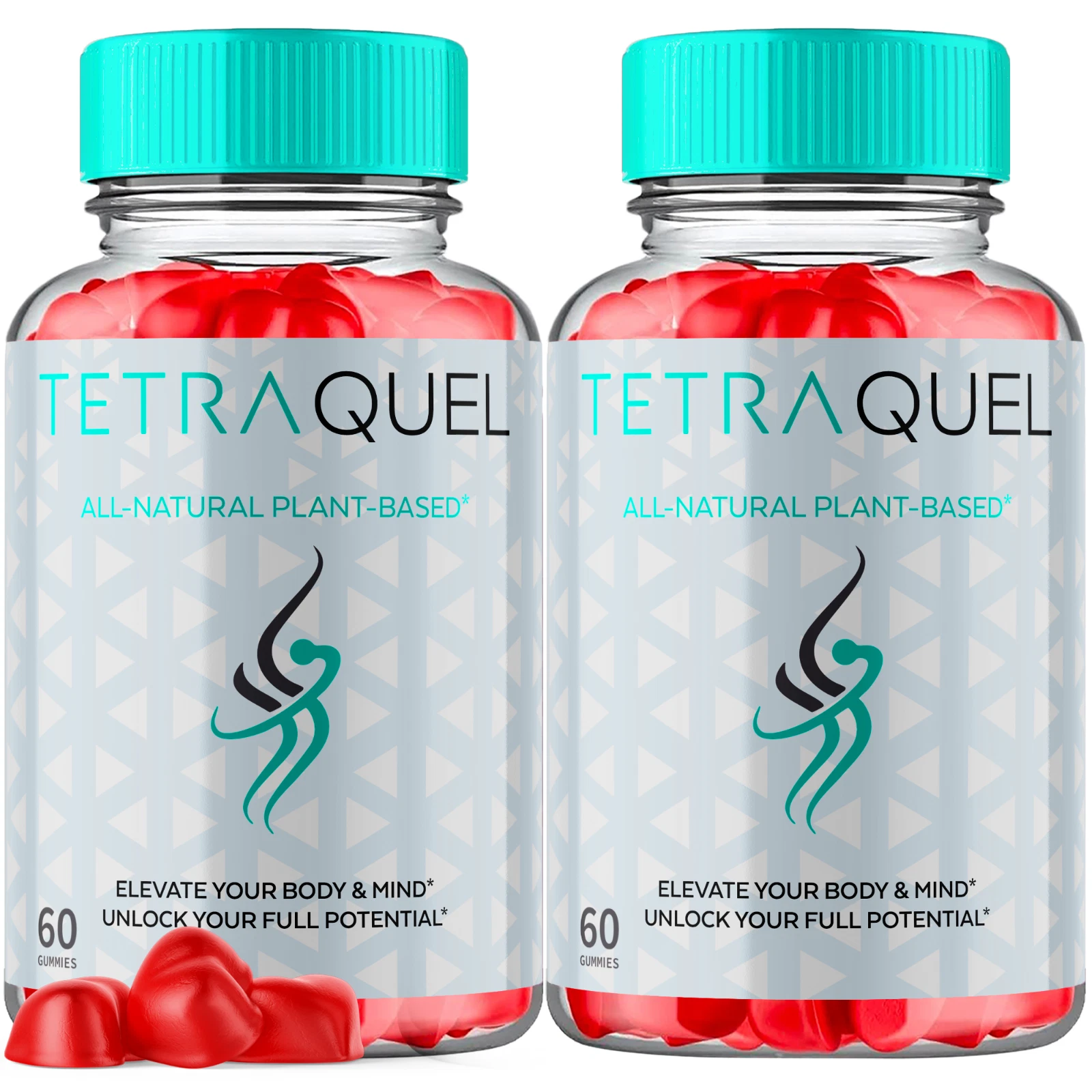 Tetraquel Keto Apple Cider Vinegar Gummies Max ACV Strength Supplement 120 Pills