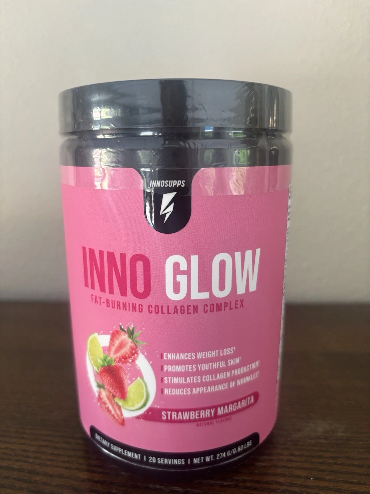 Inno Glow Fat Burning Collagen Complex Powder Innosupps Watermelon FREE SHIPPING