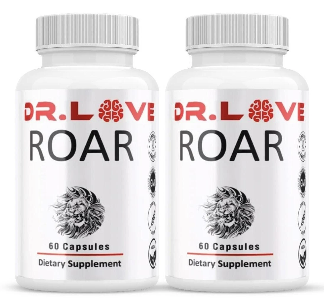 Dr. Love Roar Supports Energy and Vitality Male Health Supplement ( 2 Pack )