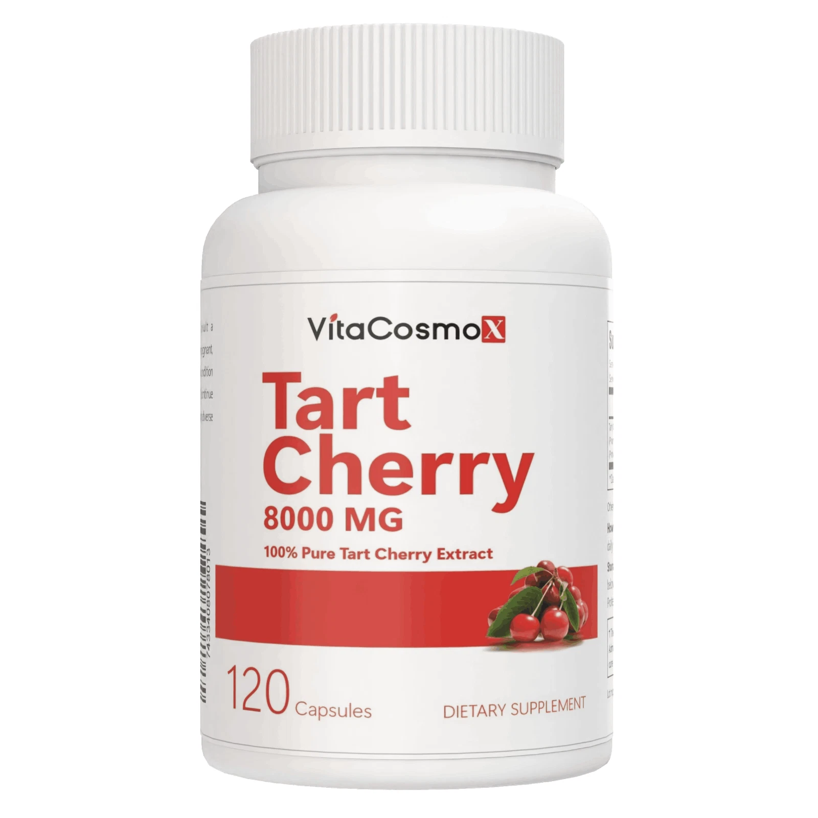 Tart Cherry Ultra Strength 8000mg 120 Caps Heart Health Sleep Support Cleansing
