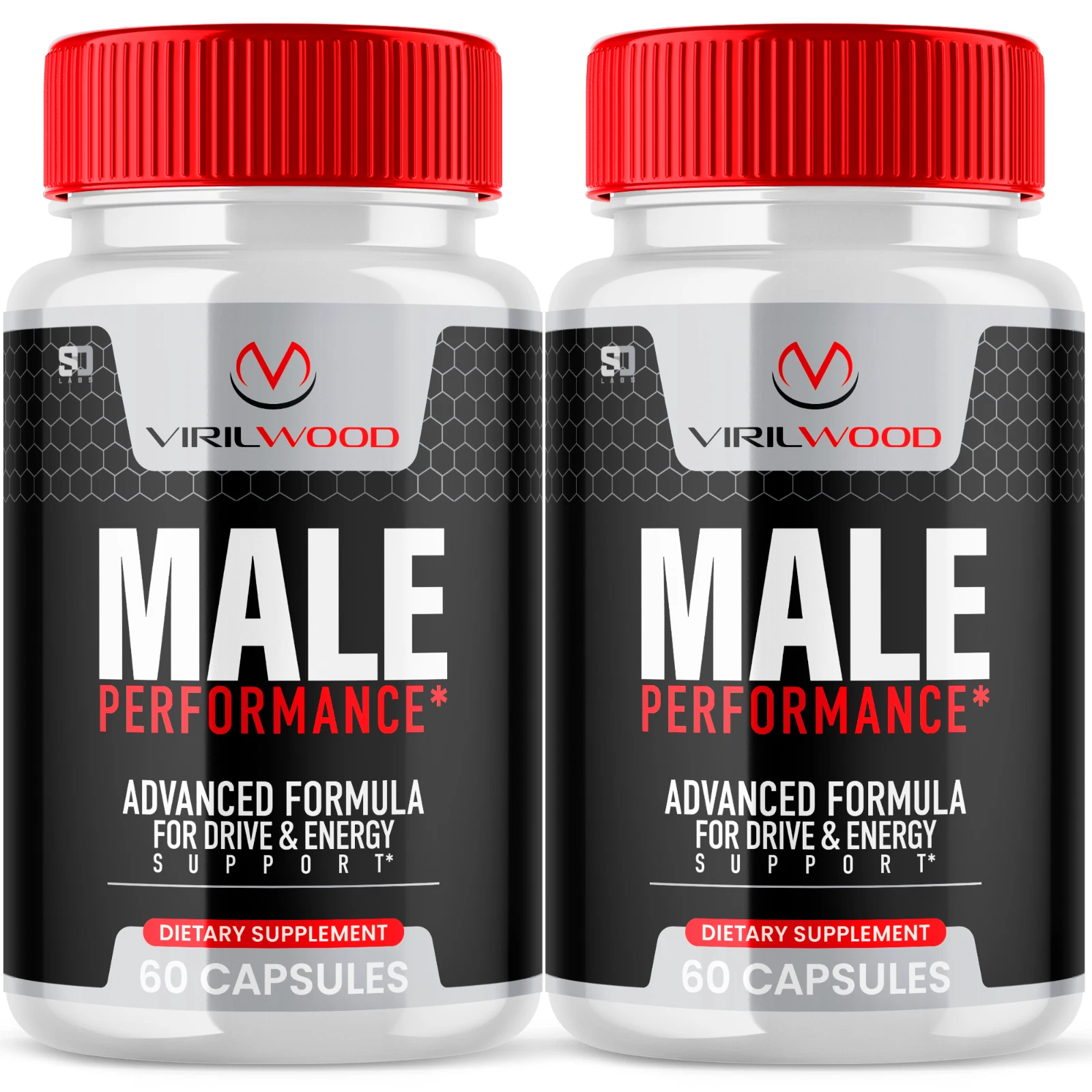 (2 Pack) Virilwood Male Pills Maximize Energy, Vitality & Stamina 120 Capsules