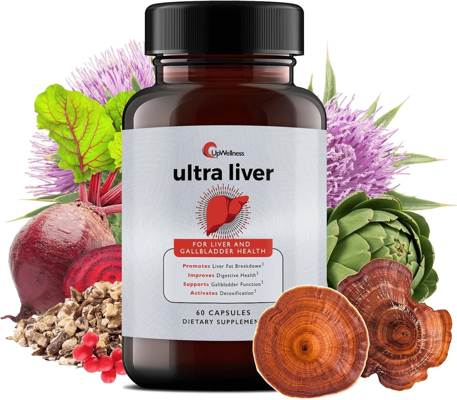 Ultra Liver Supplement for Liver Health and Gallbladder Support - 60 caps