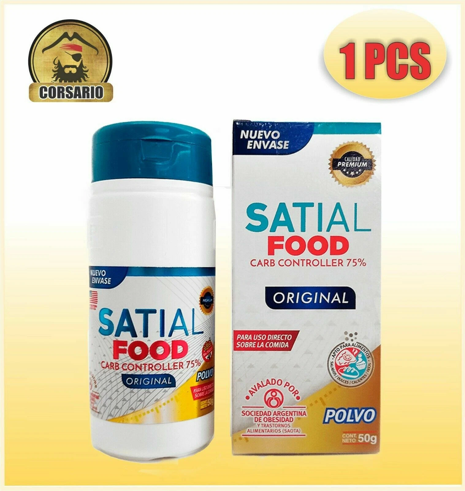 SATIAL FOOD CARB CONTROLLER POWDER DIETARY SUPPLEMENT