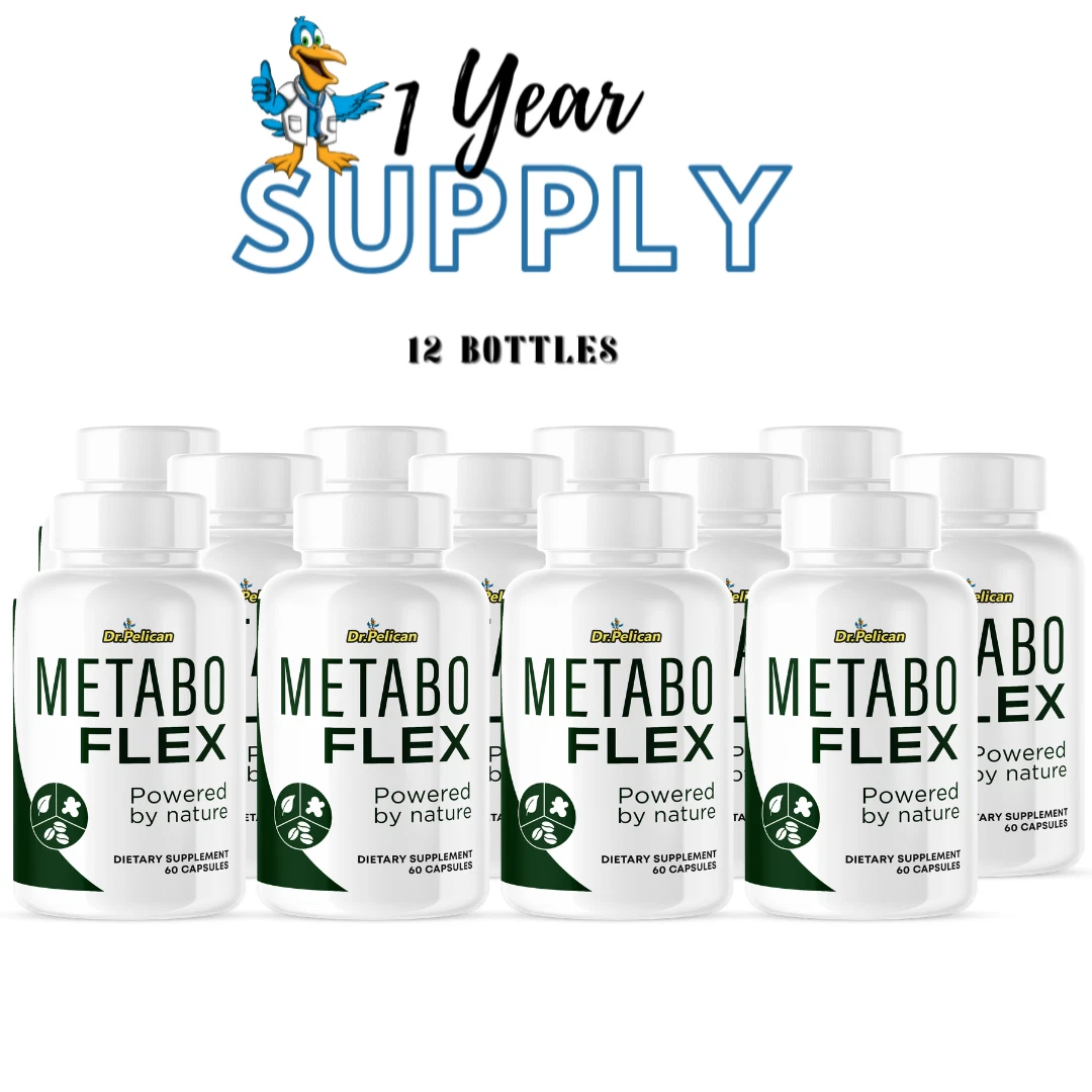 Metaboflex- Keto & Weight Support- 12 Bottles- 720 Capsules