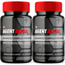 Agent Alpha Male Pills for Performance and Vitality Support (2 Pack)