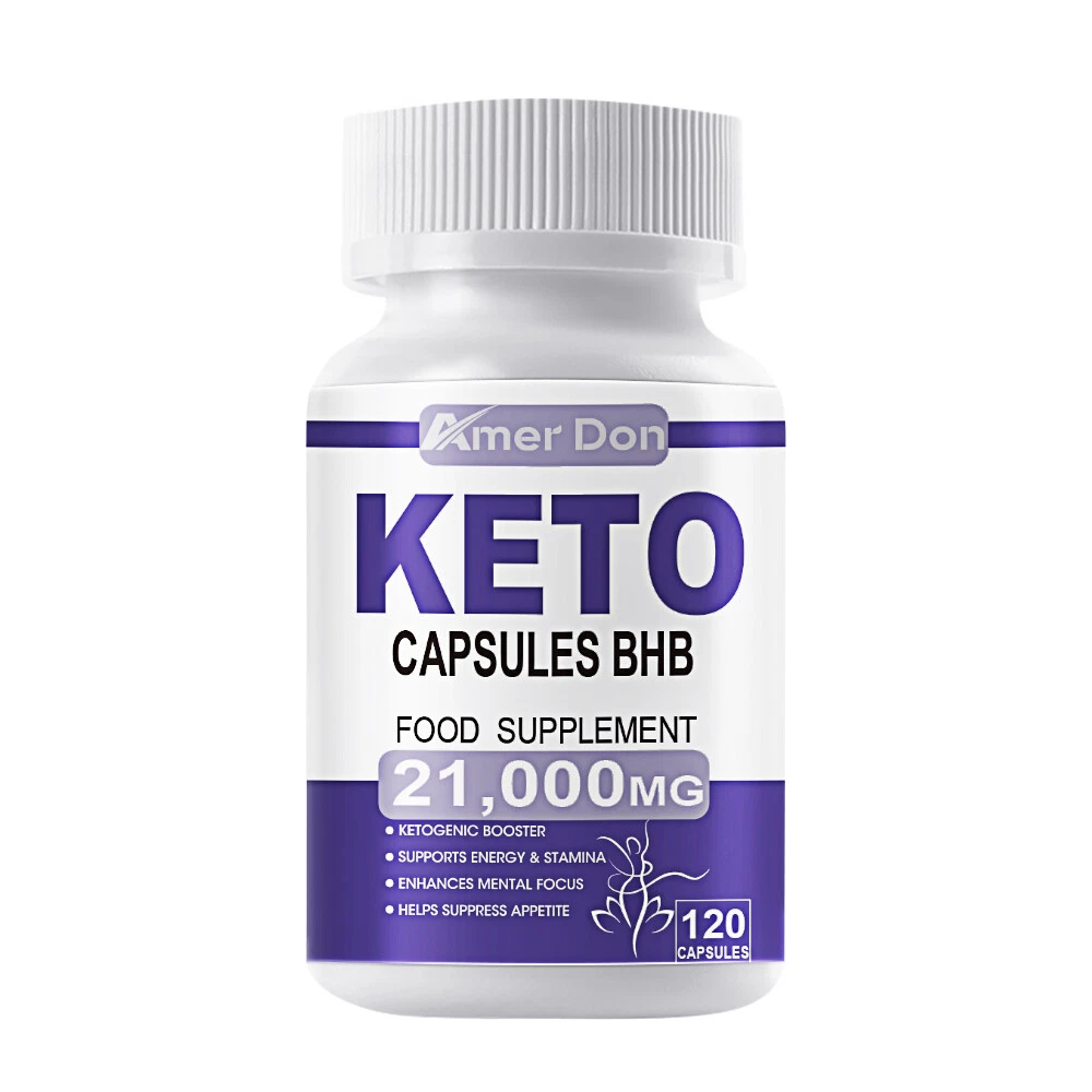 Keto Weight Loss 21000mg Capsules - Fat Burner, Appetite Control & Detox Support
