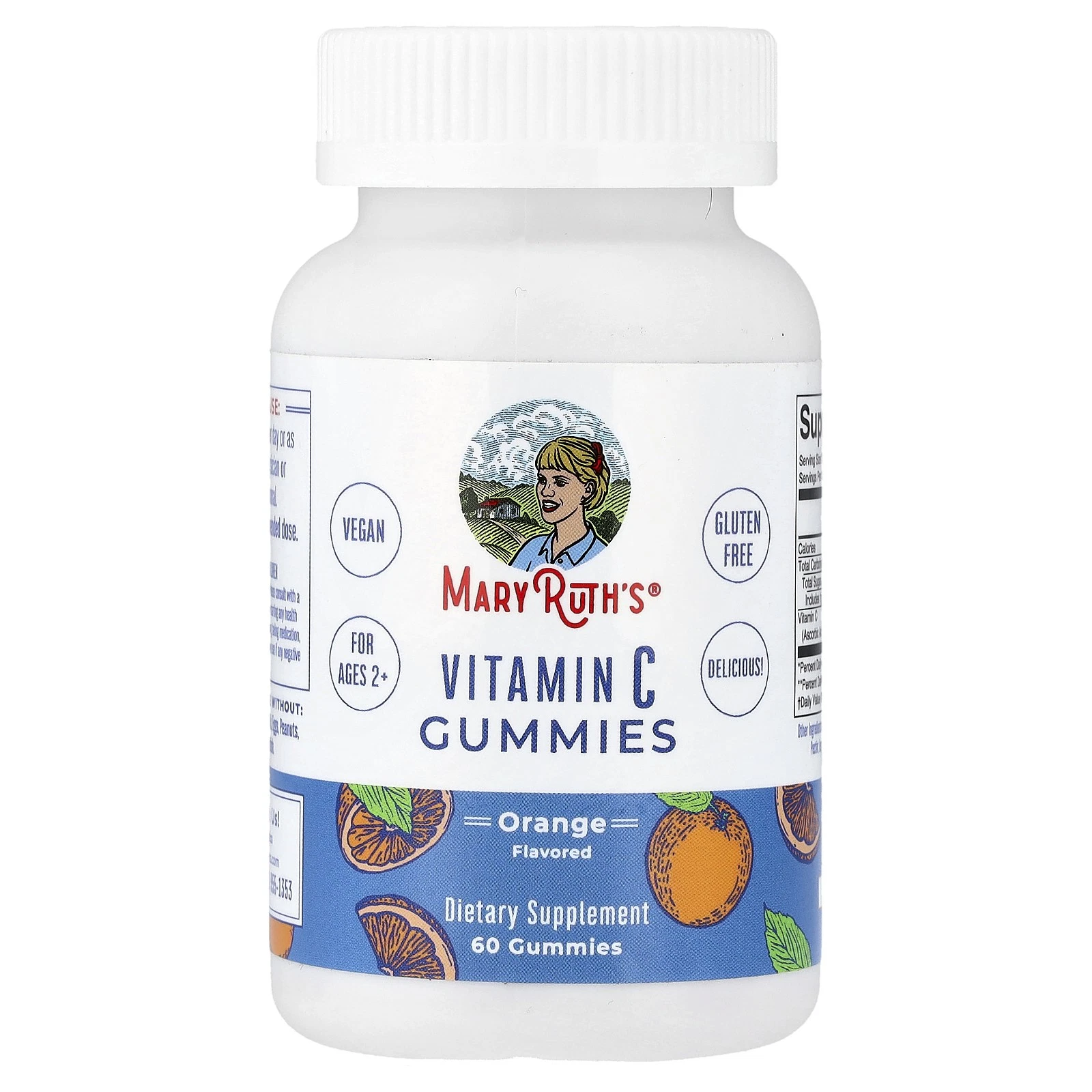 Vitamin C Gummies, Ages 2+, Orange , 60 Gummies (125 mg per Gummy)