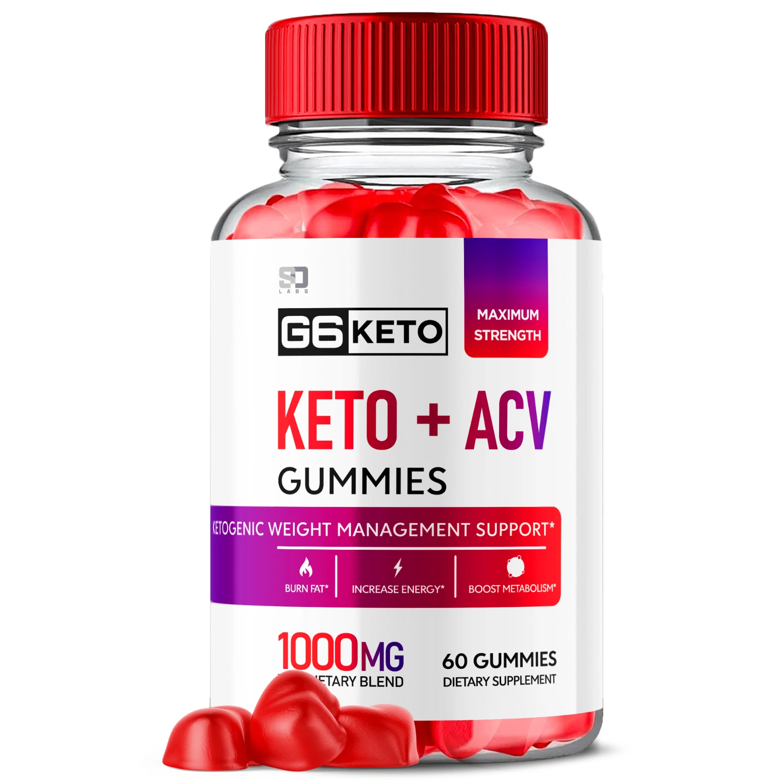 G6 Keto ACV, G6 Keto ACV Gummies Advanced Weight Loss (60 Gummies)