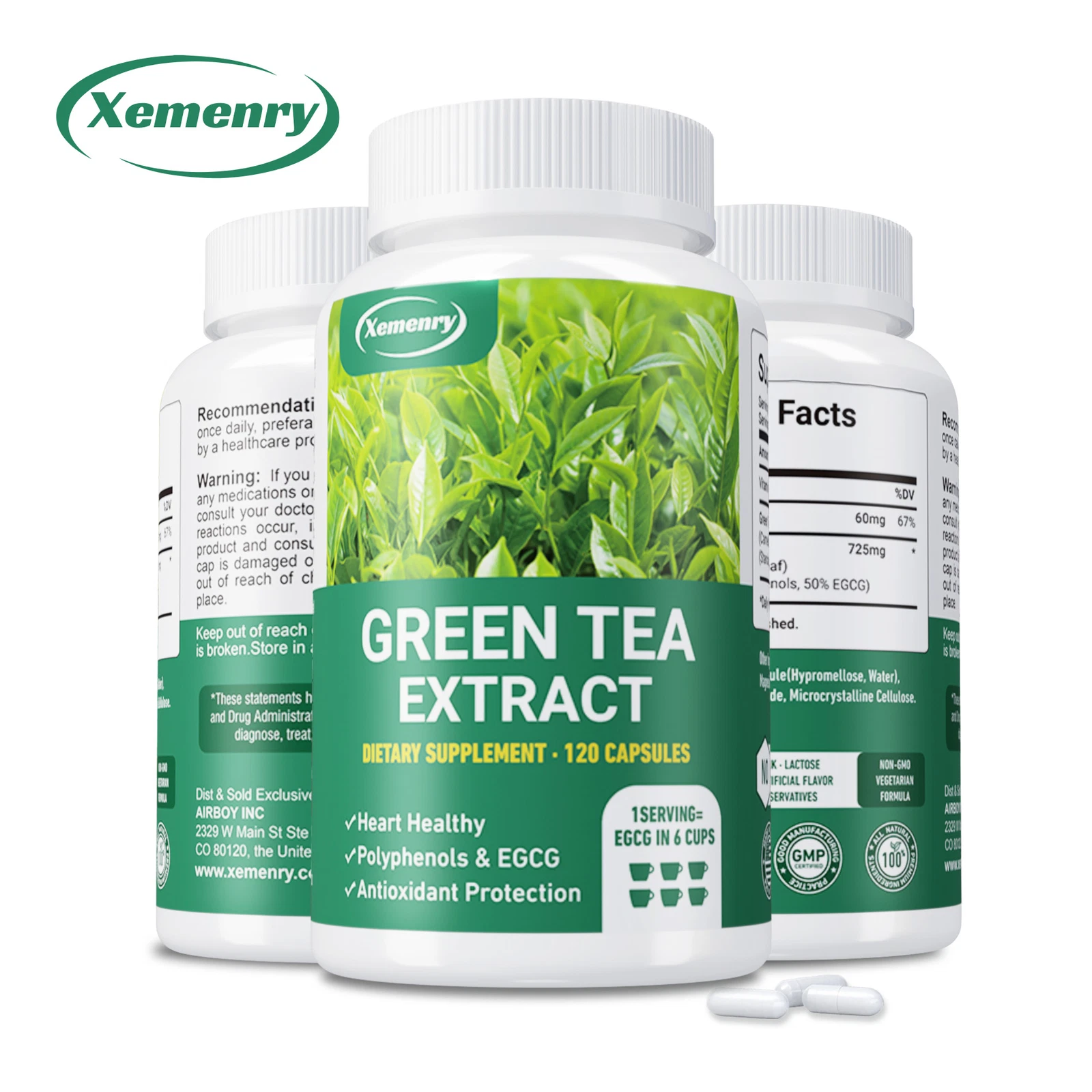 Green Tea Extract 785mg -Weight Loss,Maintain Healthy Cholesterol Levels Support