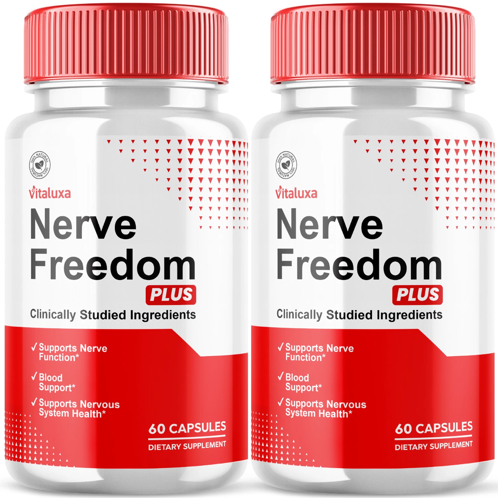 (2 Pack) Nerve Freedom Capsules For Nerve Health & Nerve Support (120 Capsules)