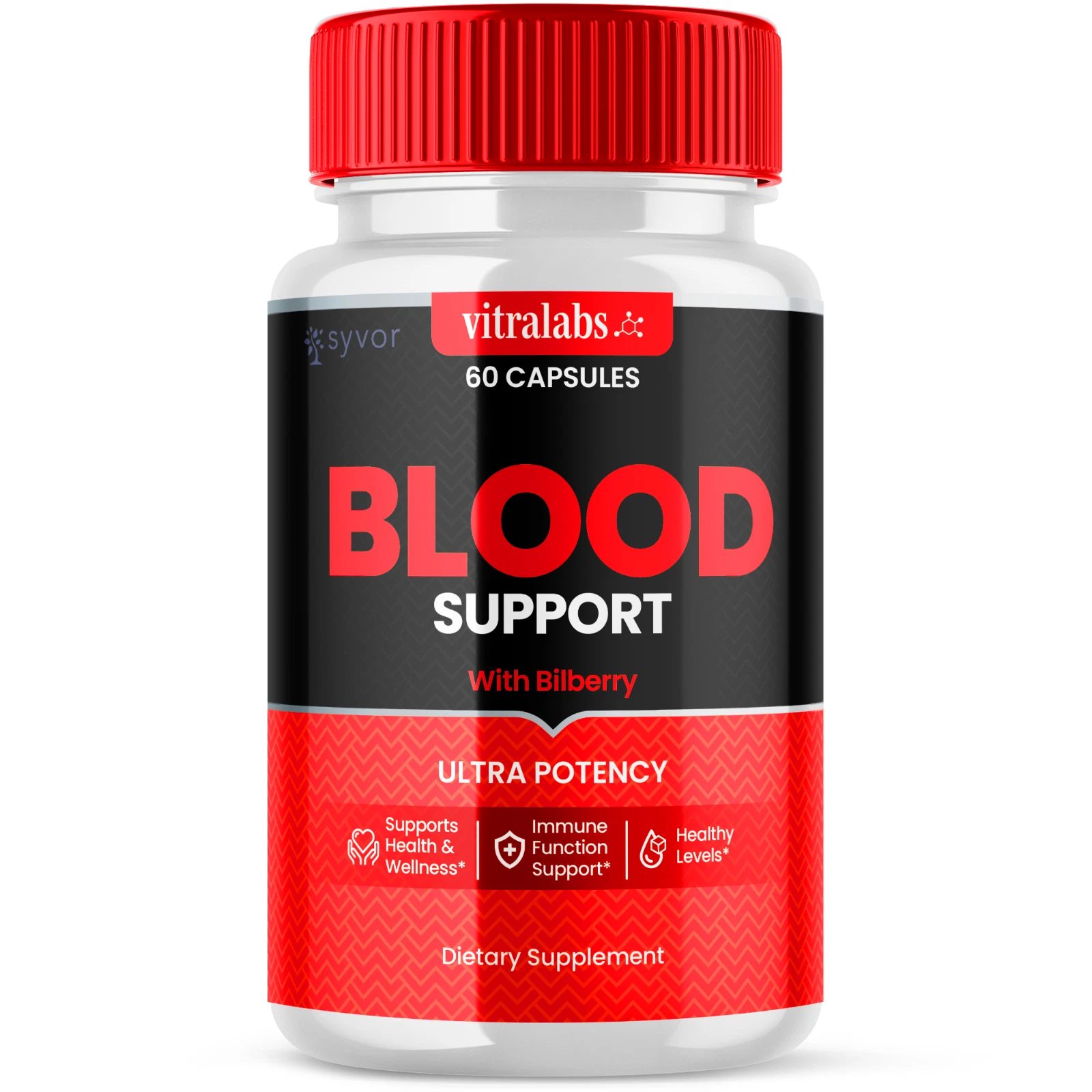 (1 Pack) Vitralabs Blood Pills, Blood Sugar Health Support Formula, 60 Capsules