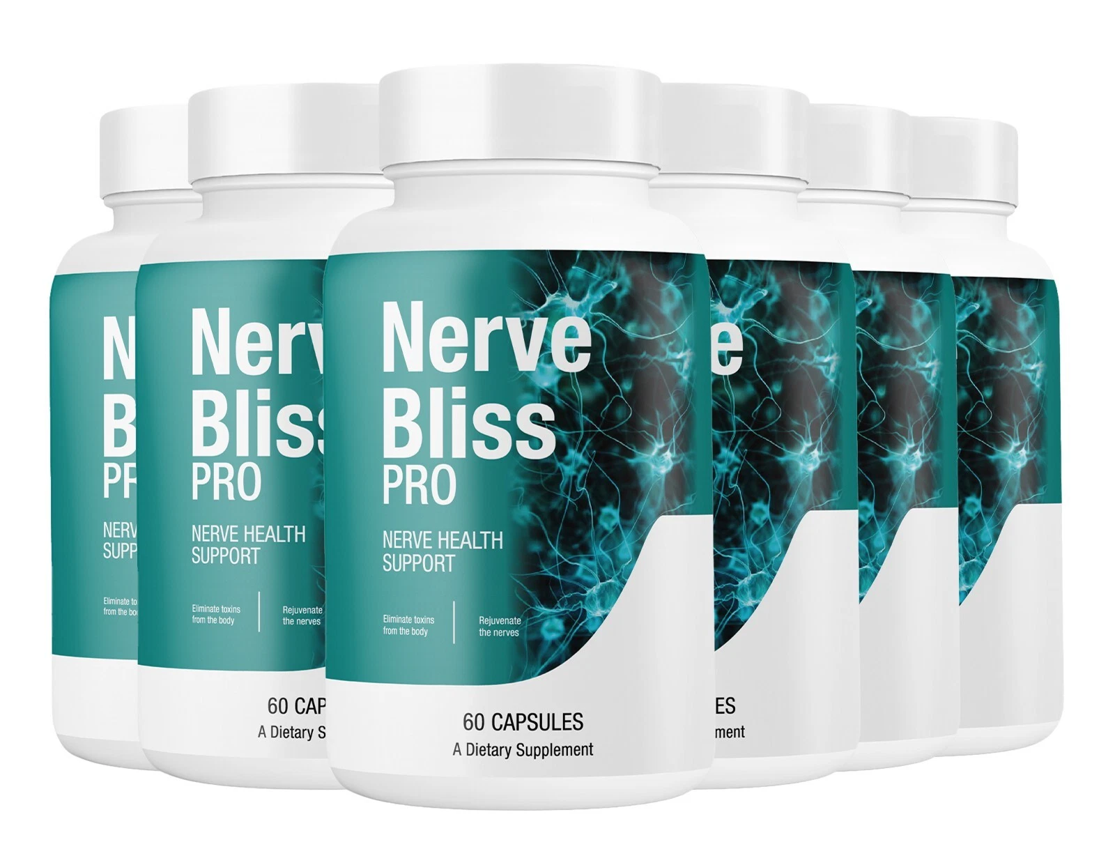 (6 Pack) Nerve Bliss Pro Capsules – NerveBliss Pro All Natural Glycogen Support