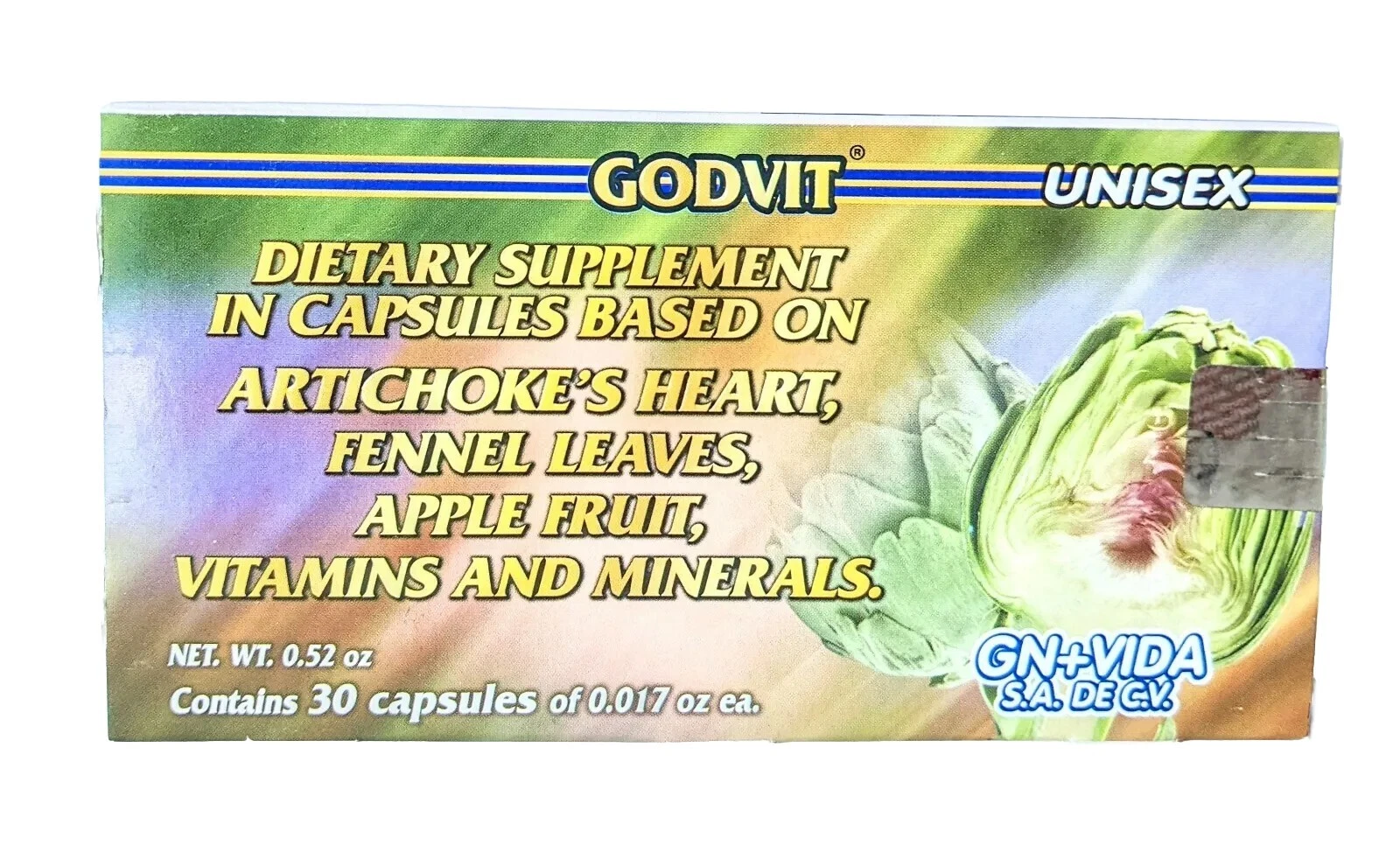 Artichoke Capsules 30 Caps 100% AUTHENTIC