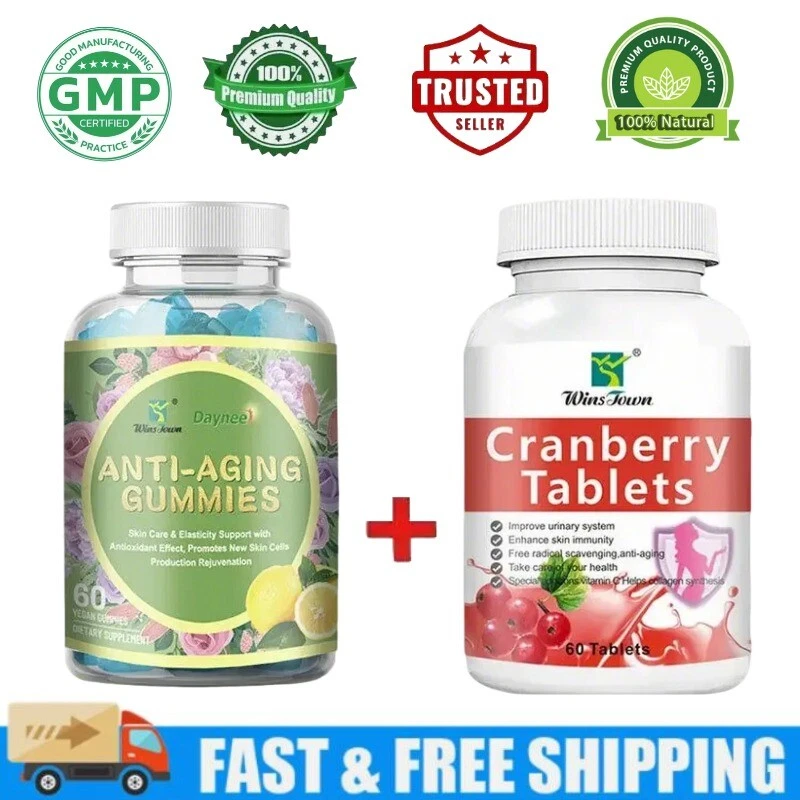 Skin Guardian Set: 1 bottle for anti-aging and 1 bottle for enhancing immunity