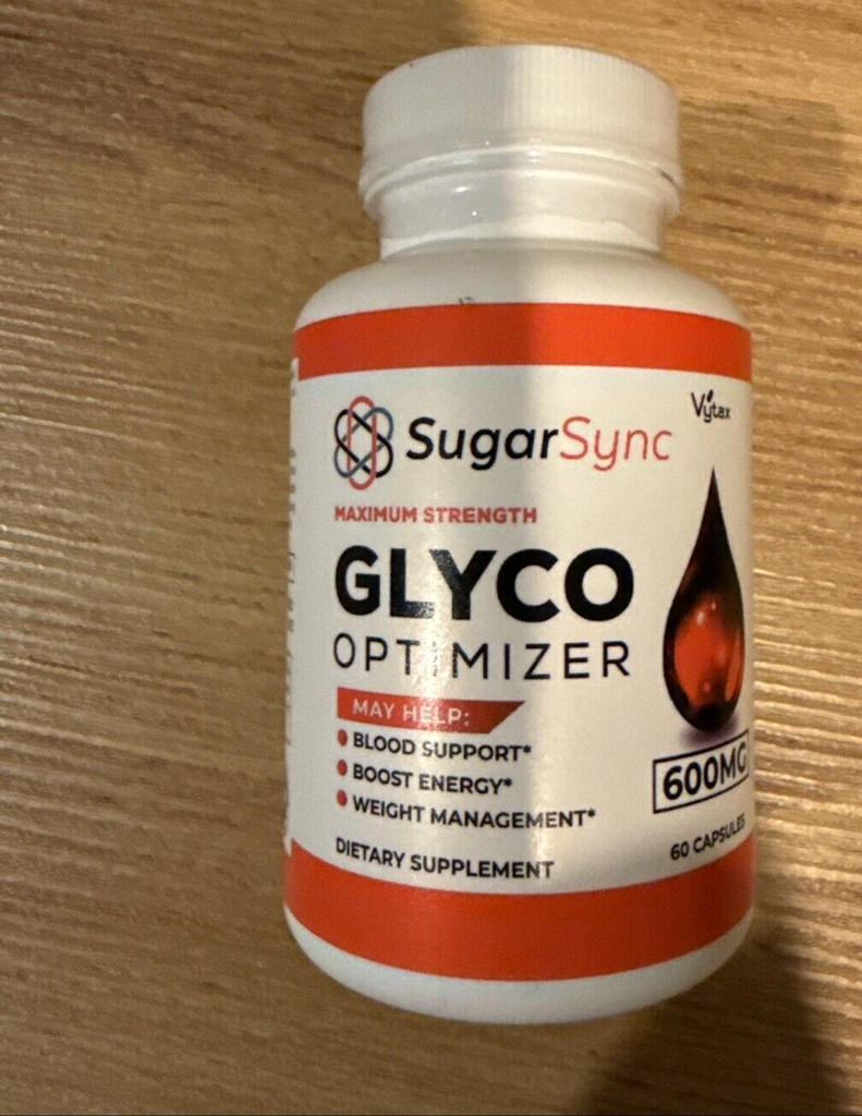 Glyco Optimizer Blood Support w Ginko Green Tea &....60 Caps-2 per serv EXP 1/27