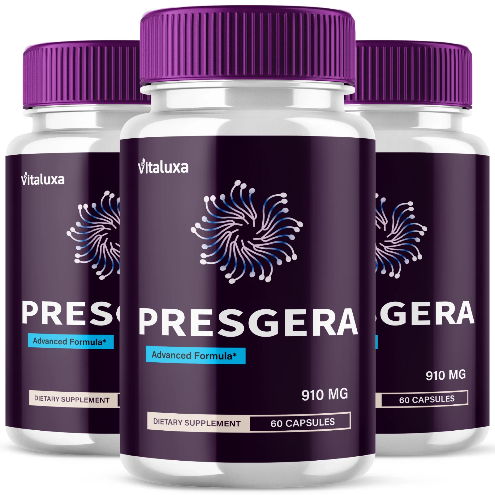 (3 Pack) Presgera Nerve Pills Advanced Health Support Formula (180 Capsules)