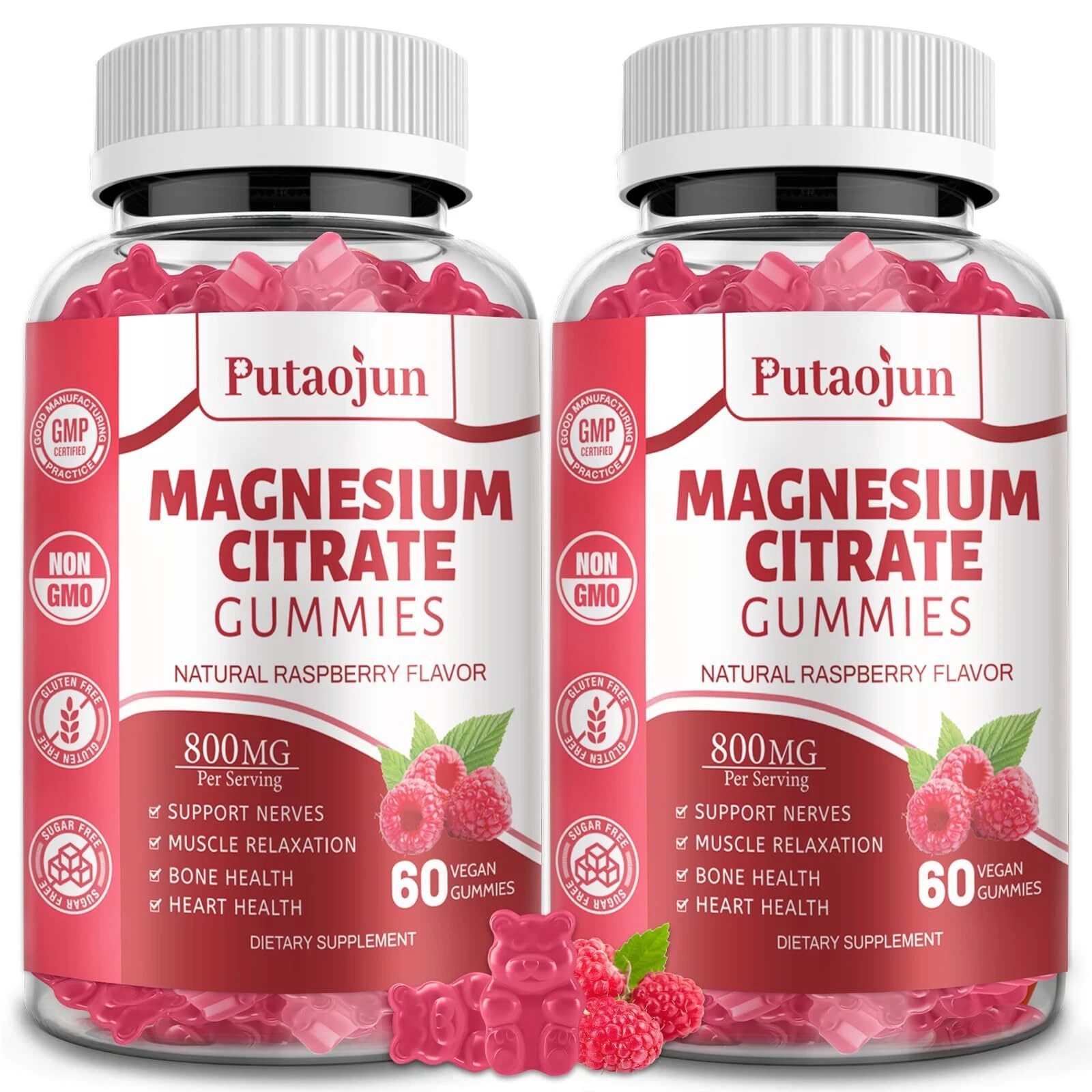 Magnesium Citrate Gummies | Magnesium Supplement for Women | High Absorption ...