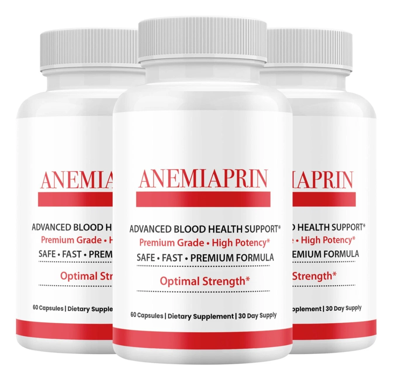 Suplemento de glucógeno de fuerza máxima soporte sanguíneo anemiaprina (paquete de 3)
