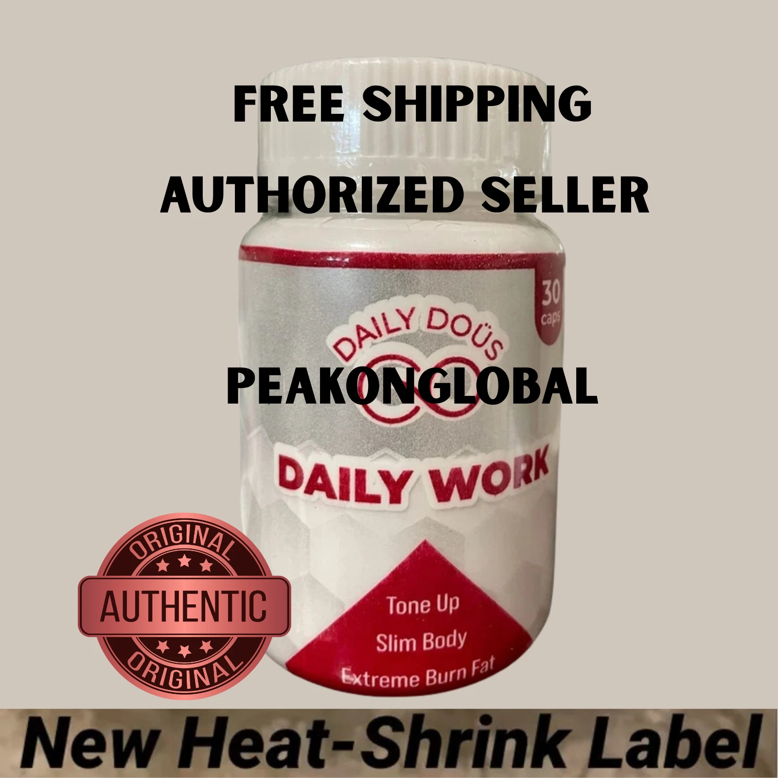 Daily Work Pills Daily Dous Go Supplement *Authentic Original* Buy More & Save