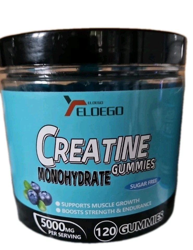 Supplements Creatine Monohydrate 120 Capsules - 5000 mg Per Serving