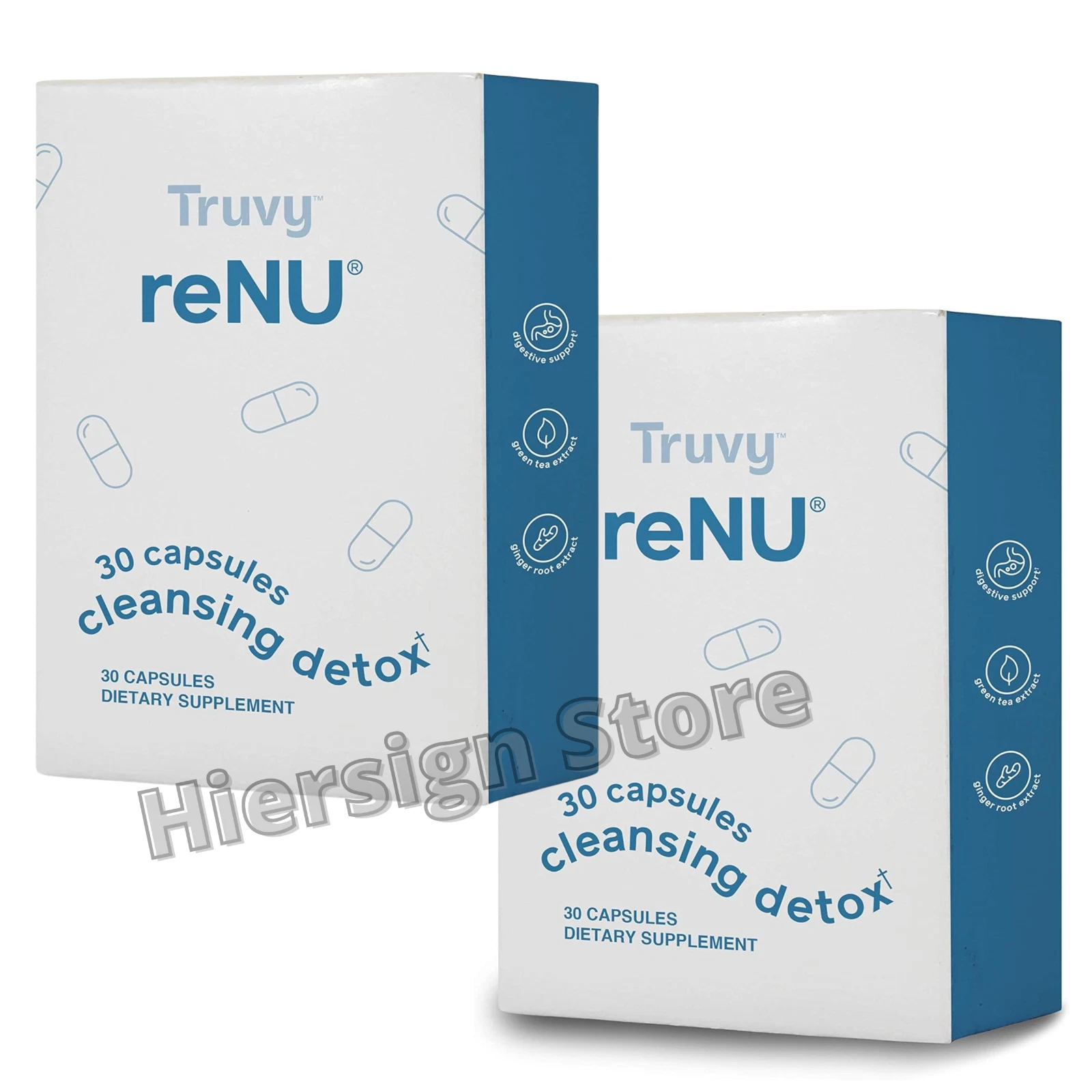 TruVision /Truvy ReNu 2pk Detox Weight Loss Management Supplement 60 Count Pills