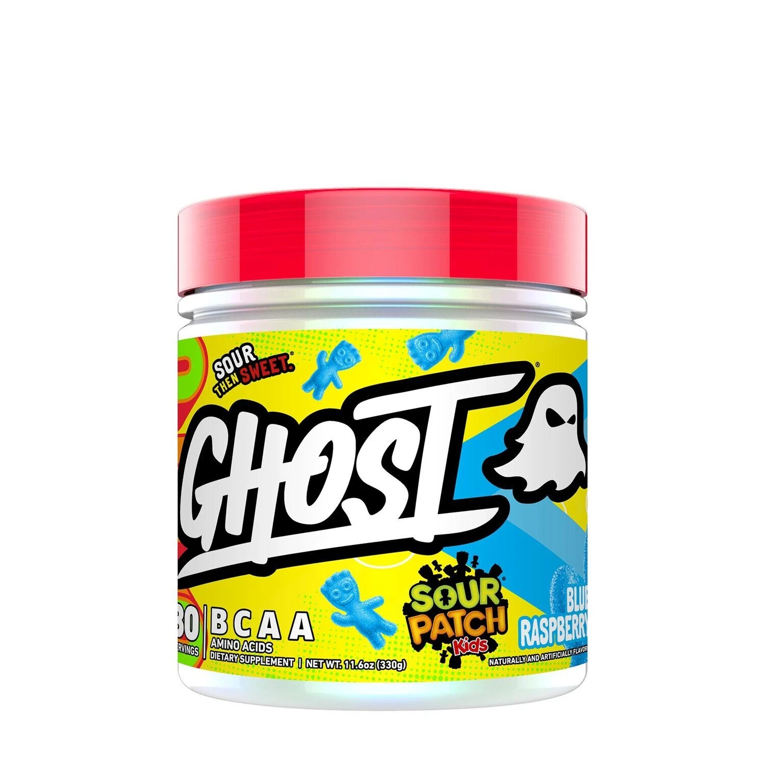 GHOST BCAA - Sour Patch Kids BLUE RASBERRY (30 Servings) EXP: 05/2025