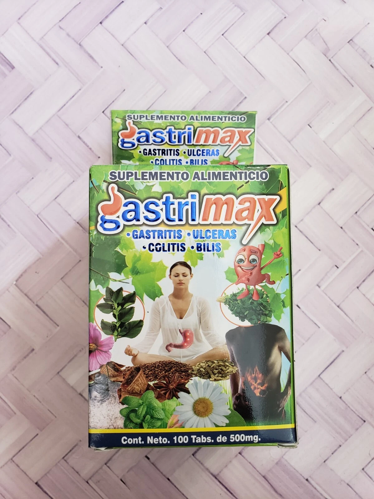 GastriMax 100 Tabs Dietary Supplement Suplemento Alimenticio
